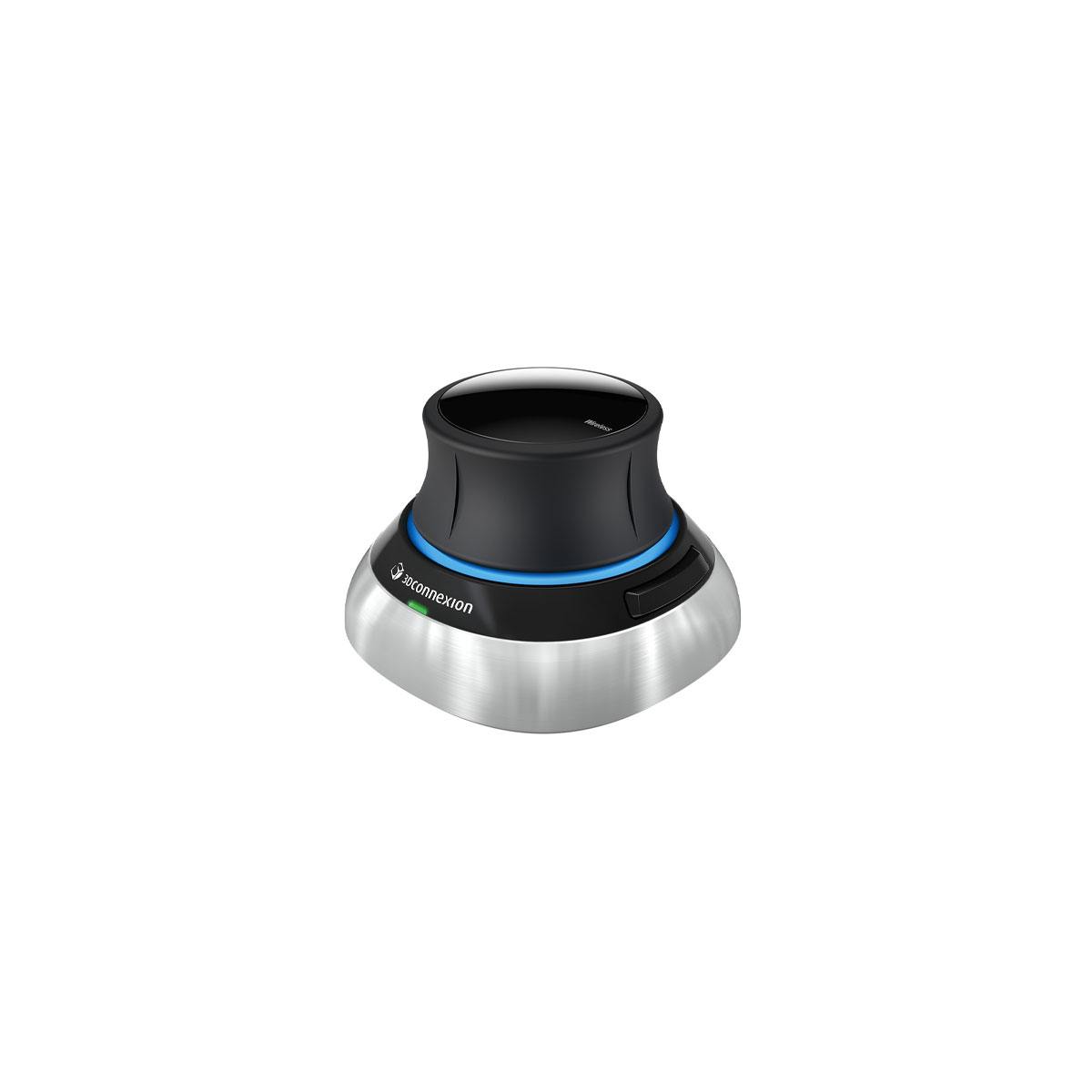 3Dconnexion SpaceMouse Wireless 3D Mouse with Carry Case (3DX-700066) - Perfect for CAD, 3D Modeling & Design Professionals