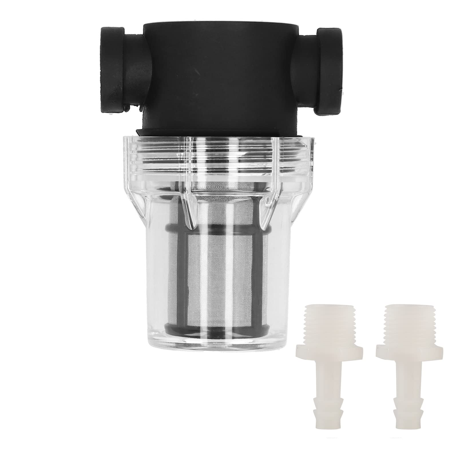 **150 Micron 80 Mesh Professional Inline Water Strainer - Hose Barb Inline Filter for Home Brewing, Beer Making & Water Filtration | Perfect for Home Brew Kits, Keg Systems & DIY Beverage Projects**