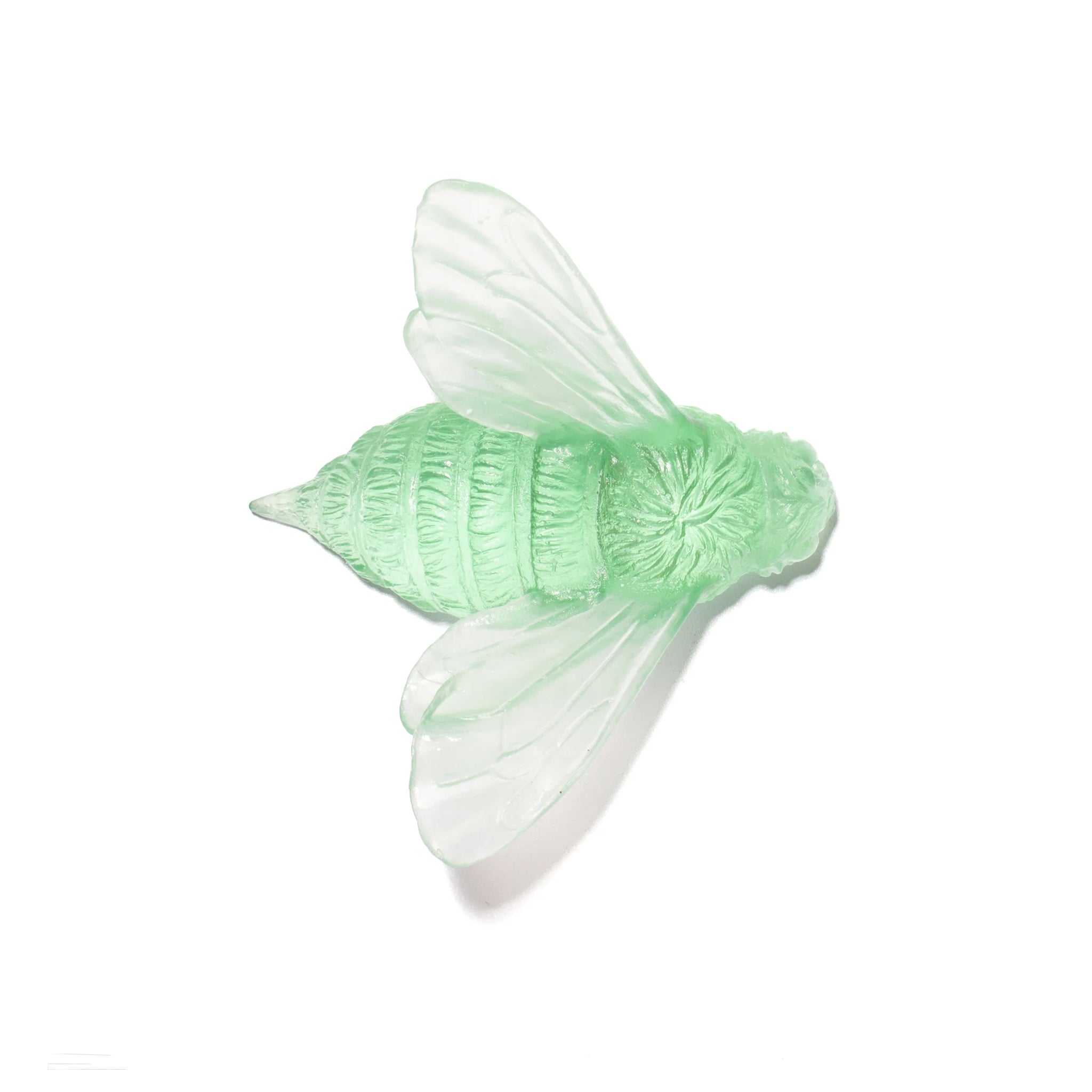 Handmade Glass Bee Wall Sculpture with Detailed Wings - Unique Home Decor by Luke Jacomb Studio | Perfect for Living Room, Bedroom & Office Wall Art