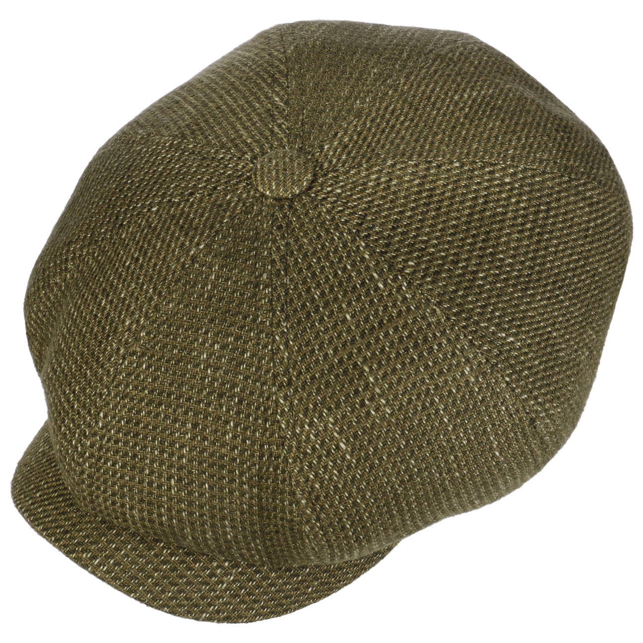 Stetson Hatteras Brinkley II Flat Cap for Men - Classic Wool Fedora Hat for Outdoor, Casual & Formal Wear