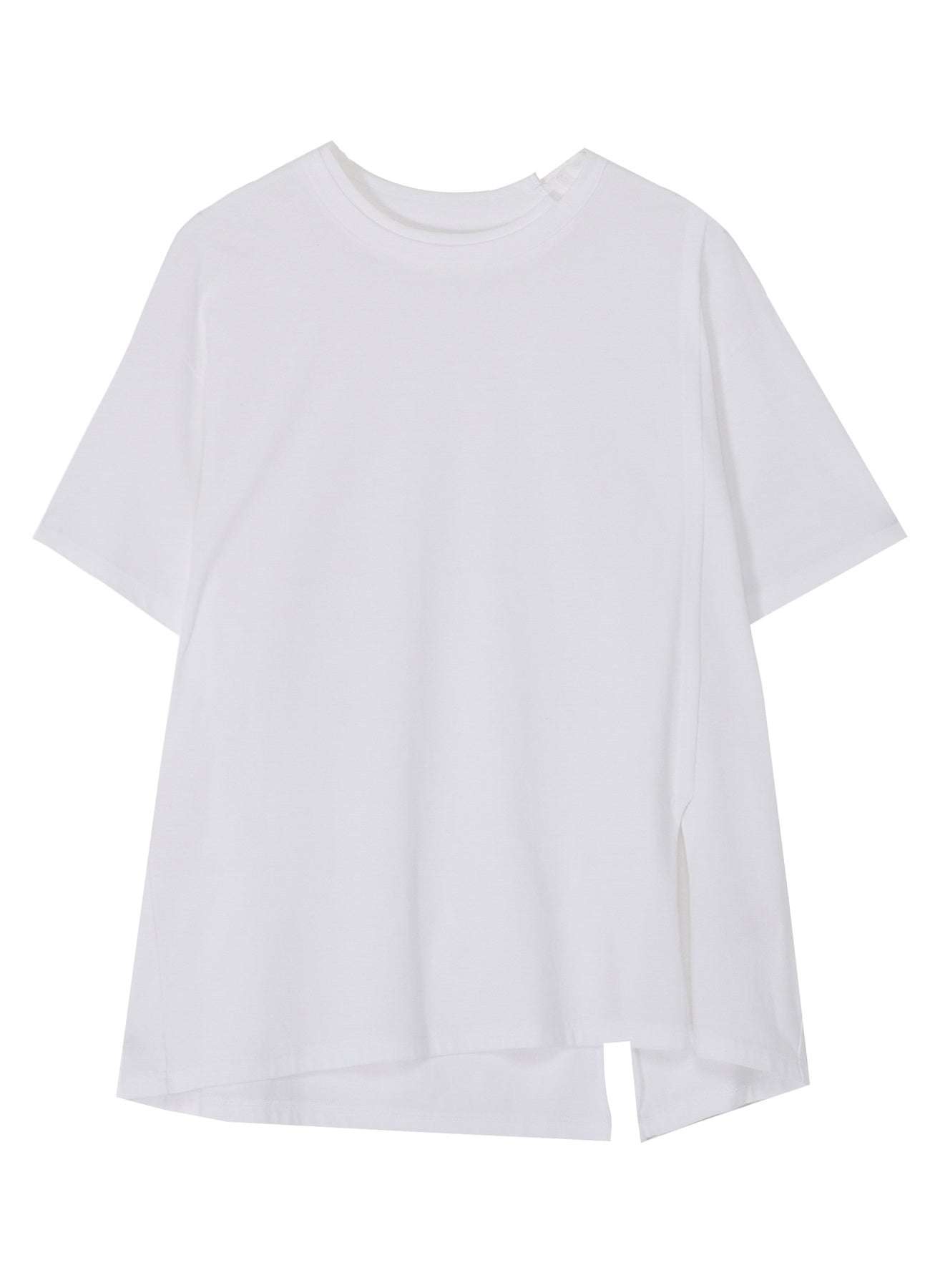 Soft Cotton Jersey Mix Tiered T-Shirt for Women - Comfortable Casual Tee for Everyday Wear, Layering & Outfits