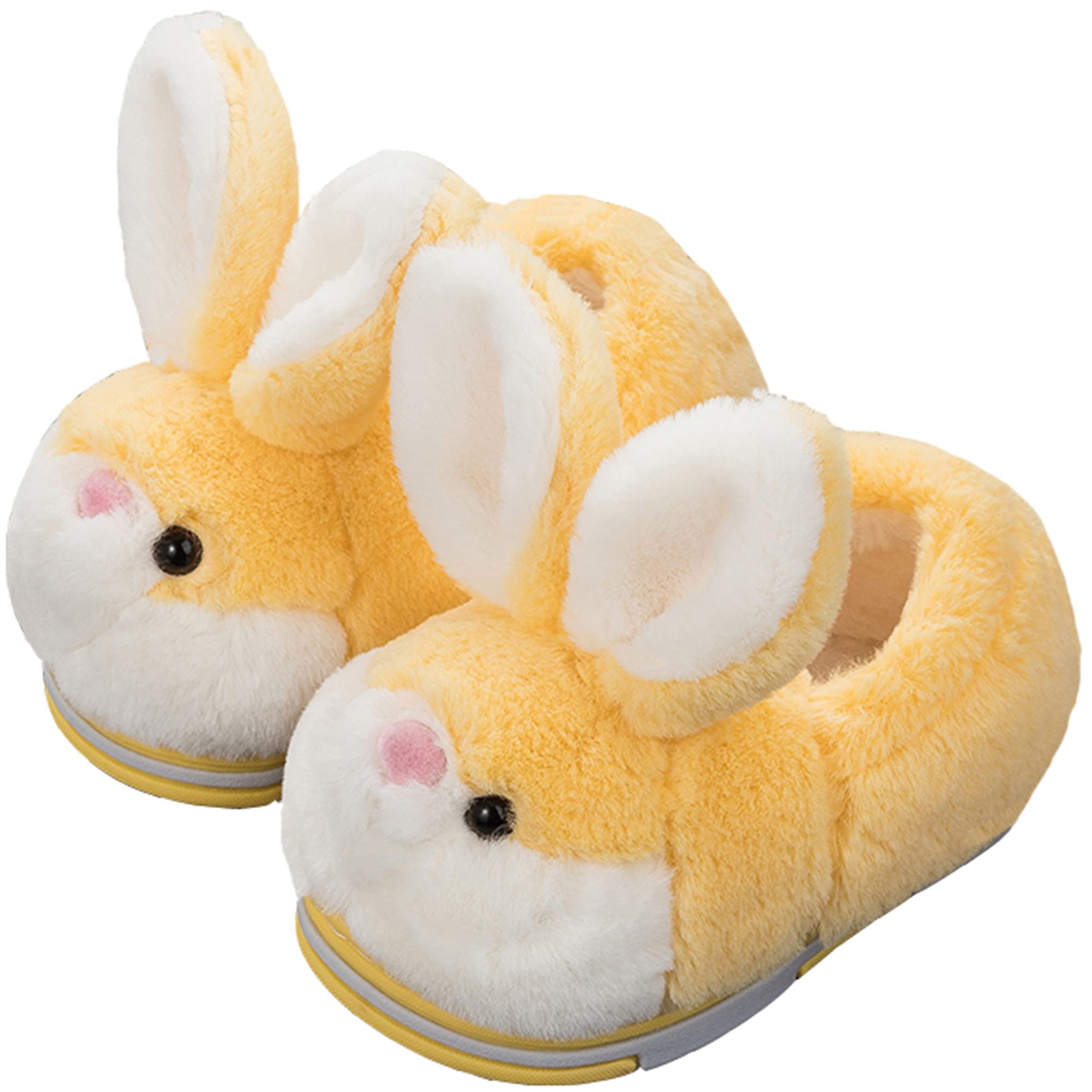 LANFIRE Women's Fuzzy Rabbit Slippers - Cozy Plush Winter House Shoes for Indoor Comfort, Warm & Soft Cotton Slippers for Women - Perfect for Home, Lounge & Gift Giving