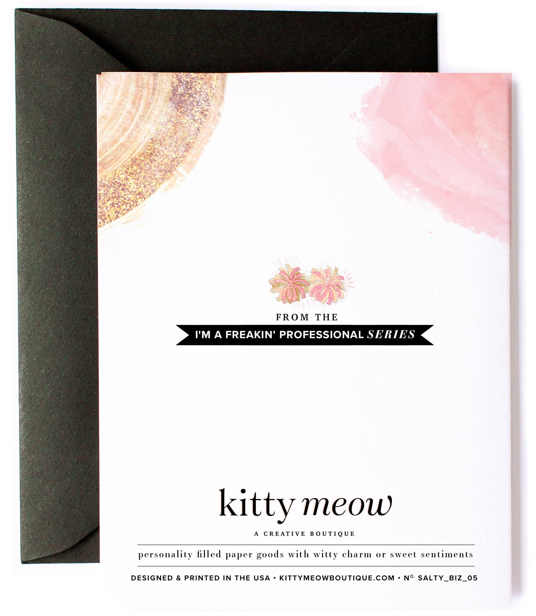 Big Scary Things Cheerleader Greeting Card - Funny Motivational Card for Friends, Coworkers & Students - Perfect for Birthdays, Graduation & Encouragement Gifts
