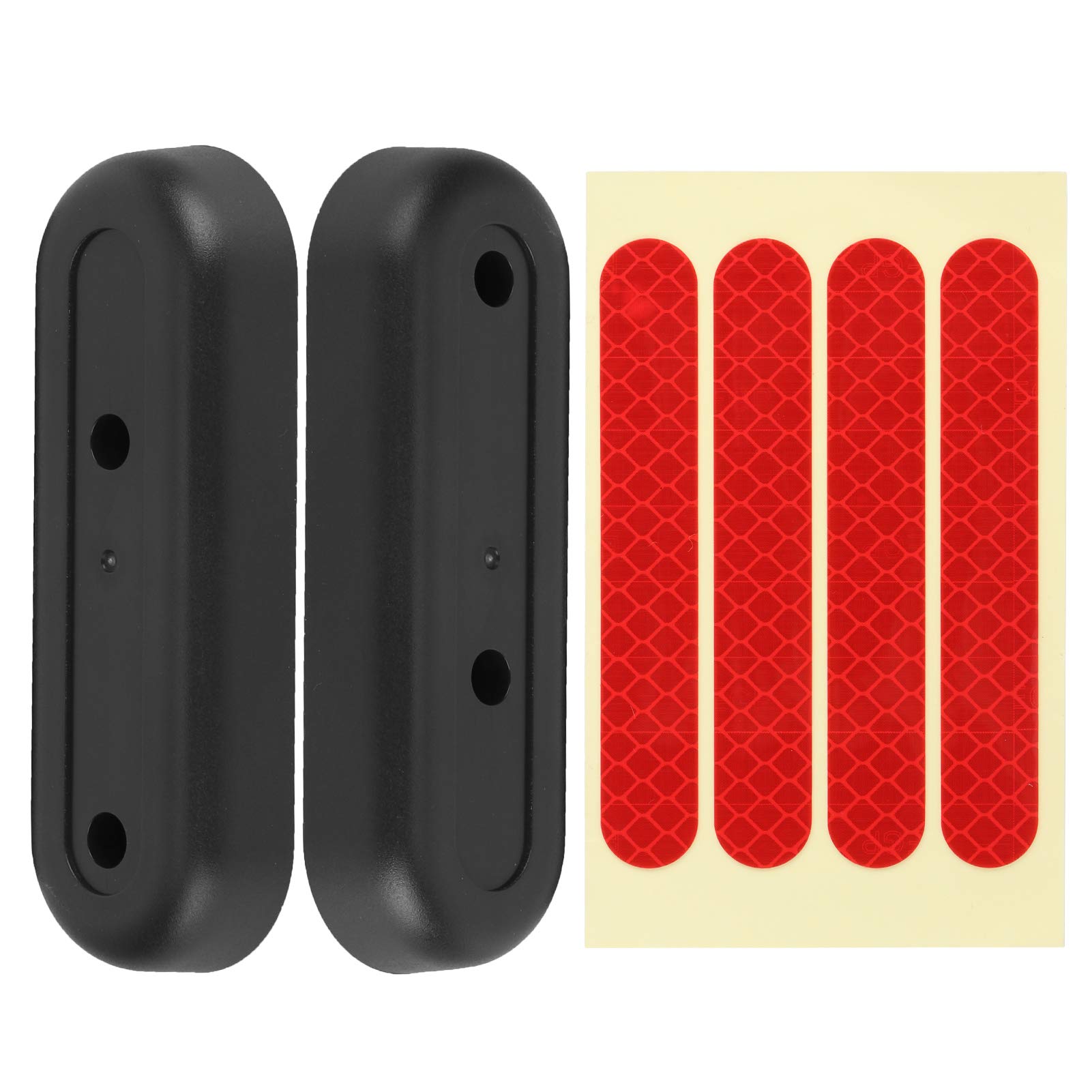 Keenso Electric Scooter Fork Cover - PET Plastic Rear Fork Protector with Reflective Sticker for Ninebot Max G30 | Durable Decorative Guard for Commuting & Night Riding Safety