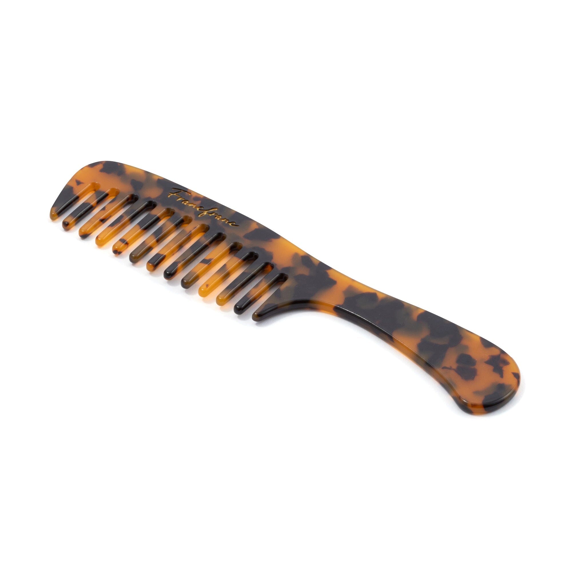 Compact Travel Comb with Pouch - Portable Hairbrush for Men & Women, Brown - Perfect for On-the-Go Grooming, Travel, Gym & Everyday Use