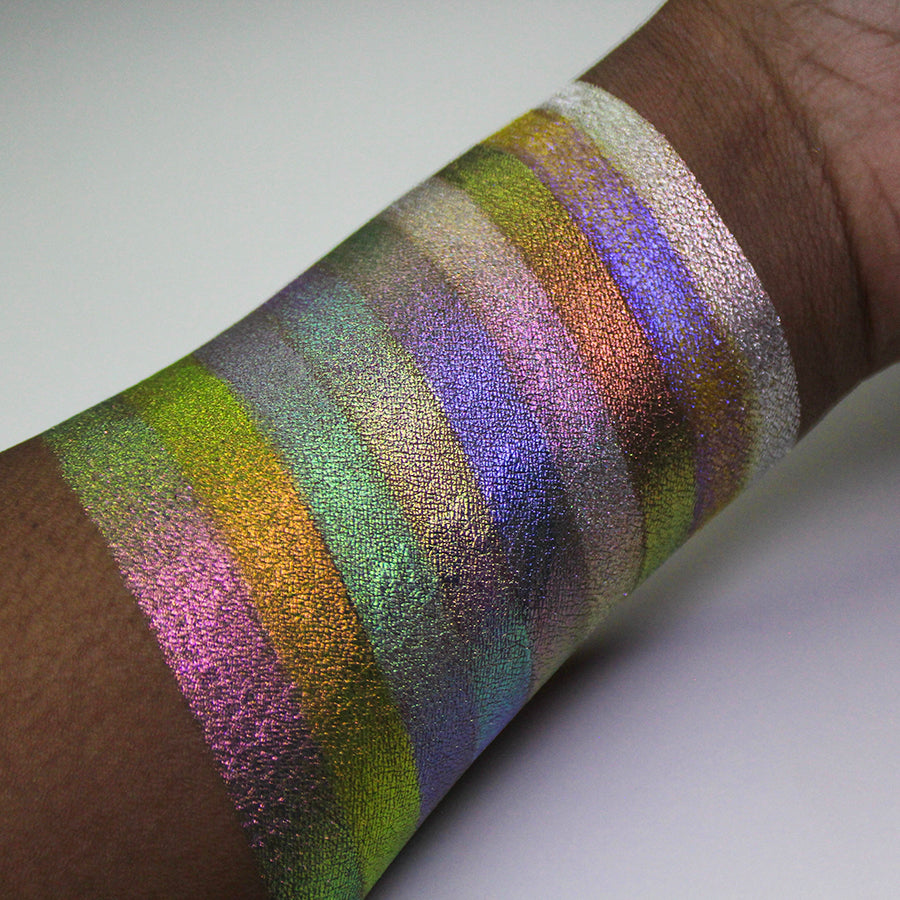 Badtothebrow Multichromatic Light Scattering Eyeshadow Palette - Vibrant Makeup for Party, Festival & Special Occasions