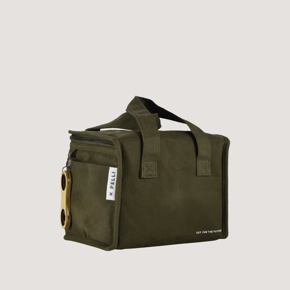 Premium Waxed Canvas Insulated Lunch Bag - Leakproof & Eco-Friendly for Work, School & Picnics | Durable Reusable Food Container for Adults & Kids