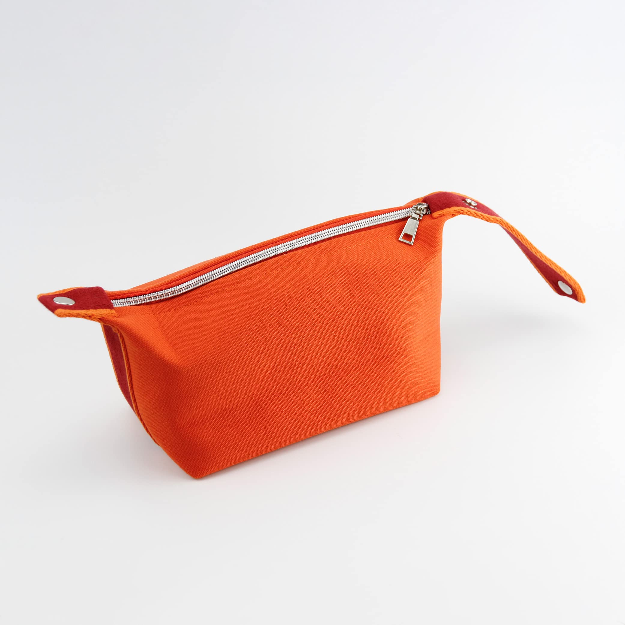 Stylish Portable Canvas Makeup Bag for Women - Waterproof Cosmetic Organizer with Multiple Pockets, Perfect Travel Toiletry Bag for Girls | Ideal for Daily Use, Travel, Gym & Gift Giving