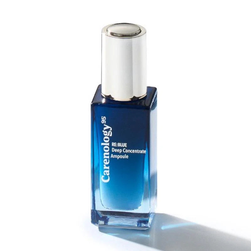 Carenology95 Re:Blue Deep Concentrate Ampoule 30ml - Korean Skincare for Brightening & Hydration - Perfect for Night Routine & Anti-Aging Care
