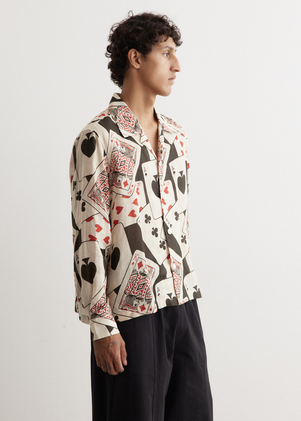 Ace Of Spades Long Sleeve Shirt for Men - Stylish Graphic Tee with Comfortable Cotton Fabric - Perfect for Casual Wear, Street Fashion, and Everyday Outfits
