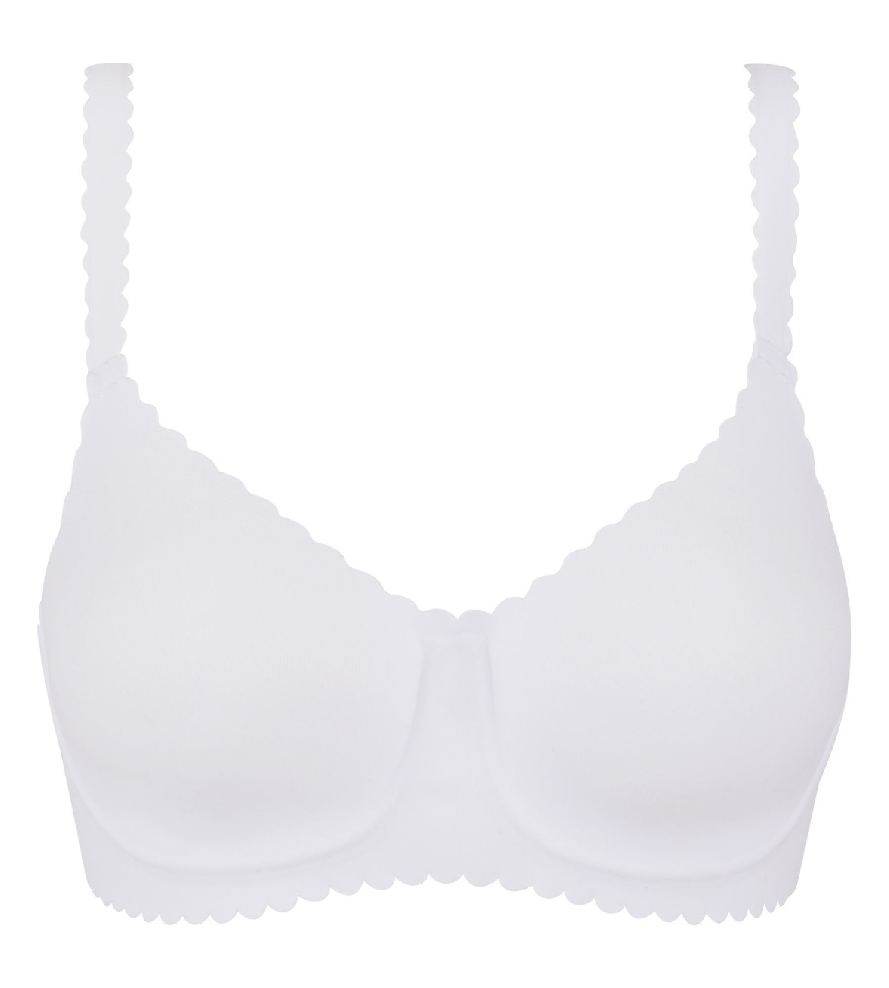 Body Touch Dim Underwire Full Coverage White Bra - Comfortable Support for Everyday Wear & Workout
