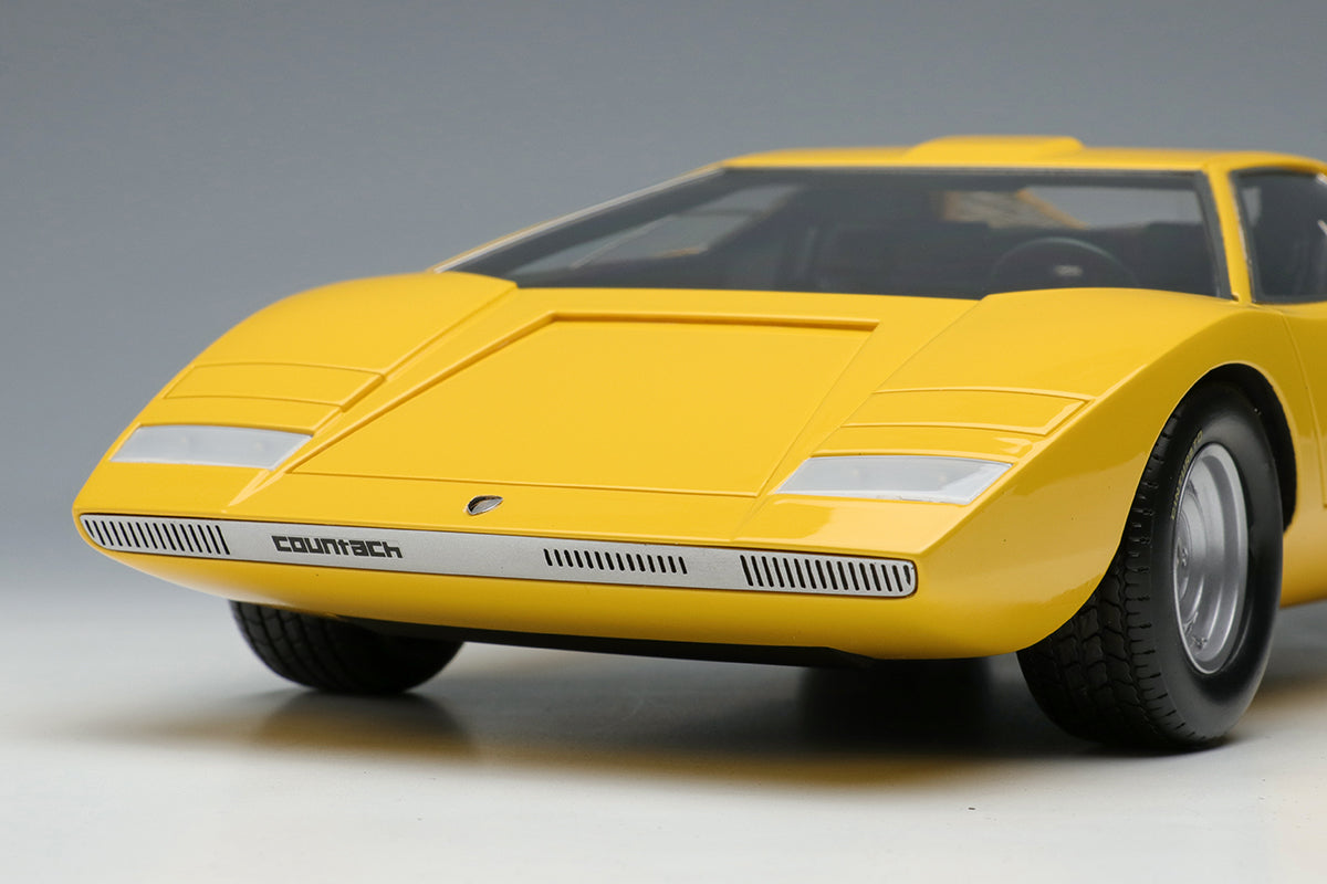 Eidolon 1:18 Scale Lamborghini Countach LP500 Bertone 1971 Geneva Motor Show Model Car - Perfect for Collectors, Display & Italian Sports Car Enthusiasts