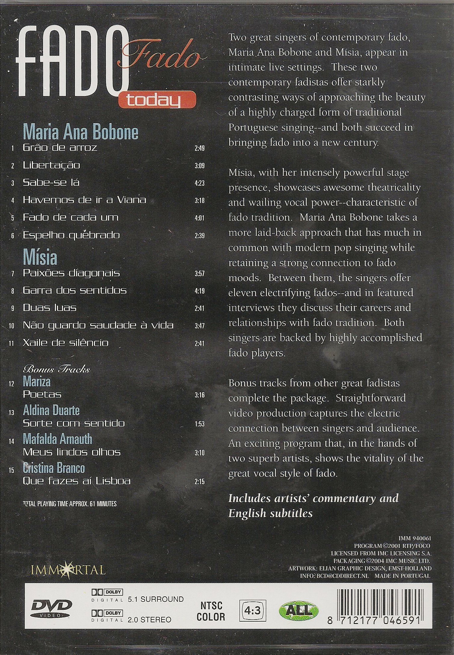 Misia by Maria Ana Bobone - Portuguese Fado Music Album | Perfect for Relaxation, Dinner Parties & Cultural Enrichment