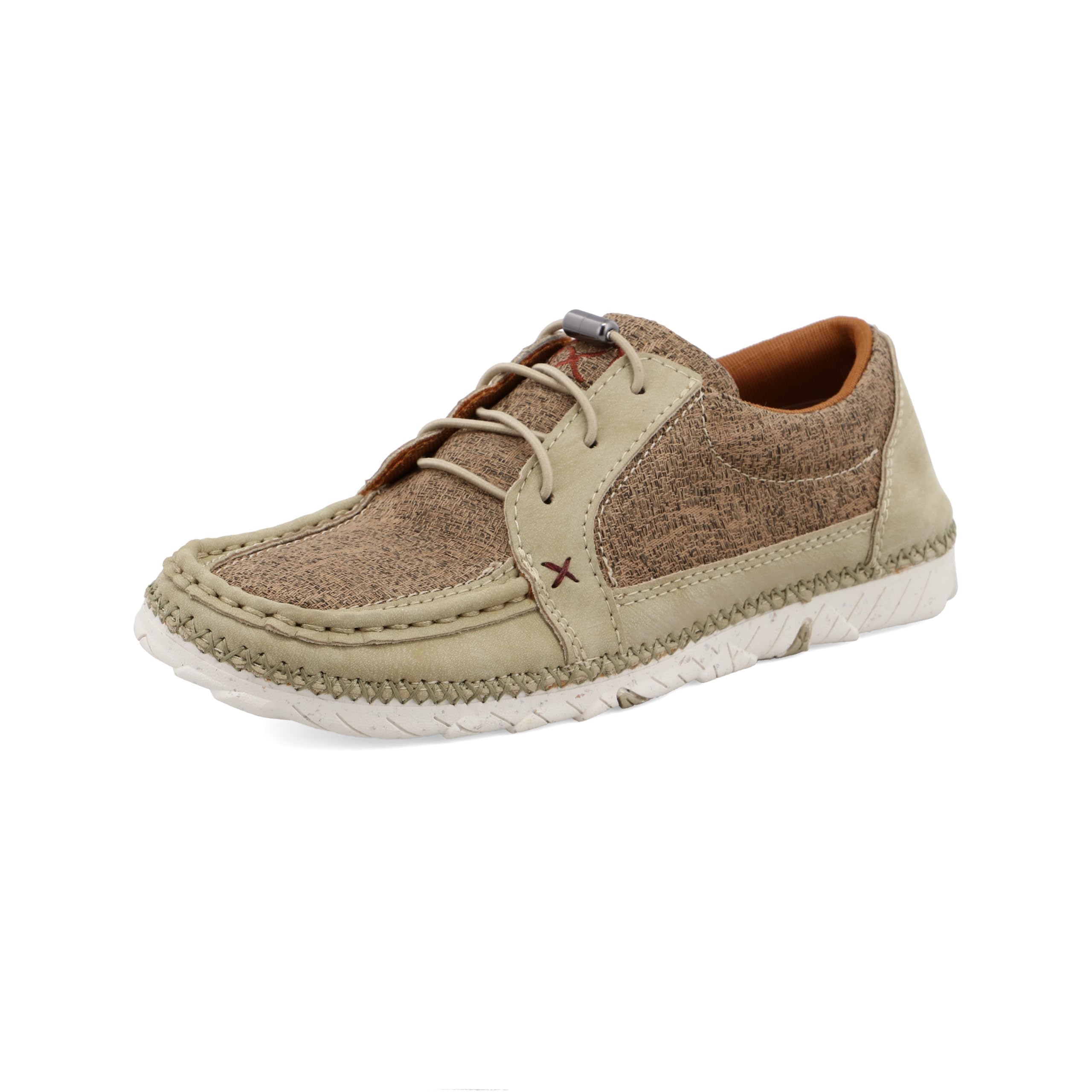 Twisted X Women's Zero-X Moc Toe Comfortable Work Boots - Khaki & Khaki Size 10 | Perfect for Outdoor Work, Hiking & Casual Wear