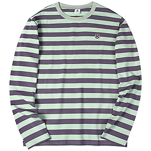 Mint Green Lilac Gray-long Sleeve