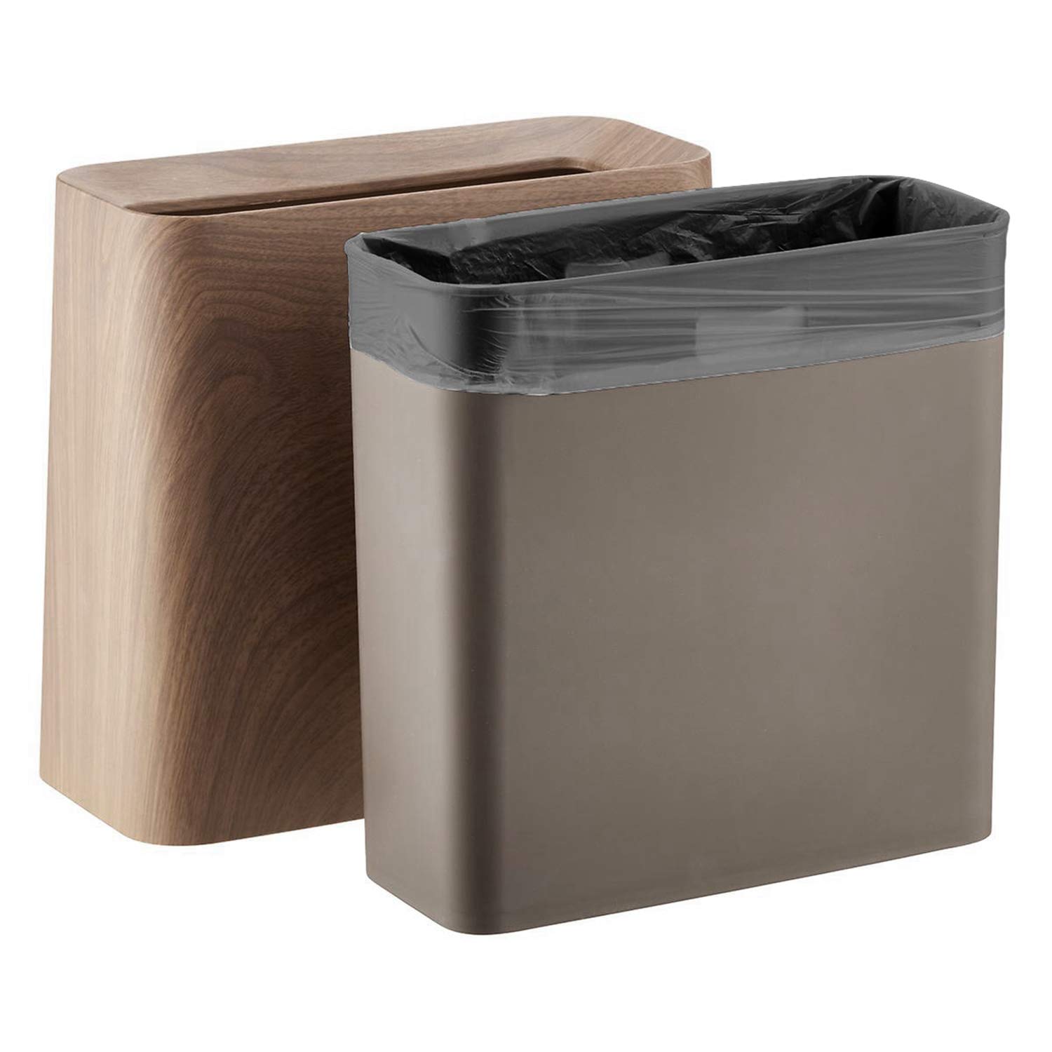 **4 Gallon Small Trash Bags with Handle-Tie - 100 Count (5 Pack) | Leak-Proof Waste Bags for Bathroom, Kitchen, Office, Bedroom & Picnic | Perfect for Small Trash Cans & Daily Disposal**