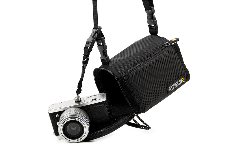 Black Rapid SnapR 35 Camera Bag & Strap System - Compact Point and Shoot Camera Case with Adjustable Shoulder Strap for Travel, Hiking & Photography