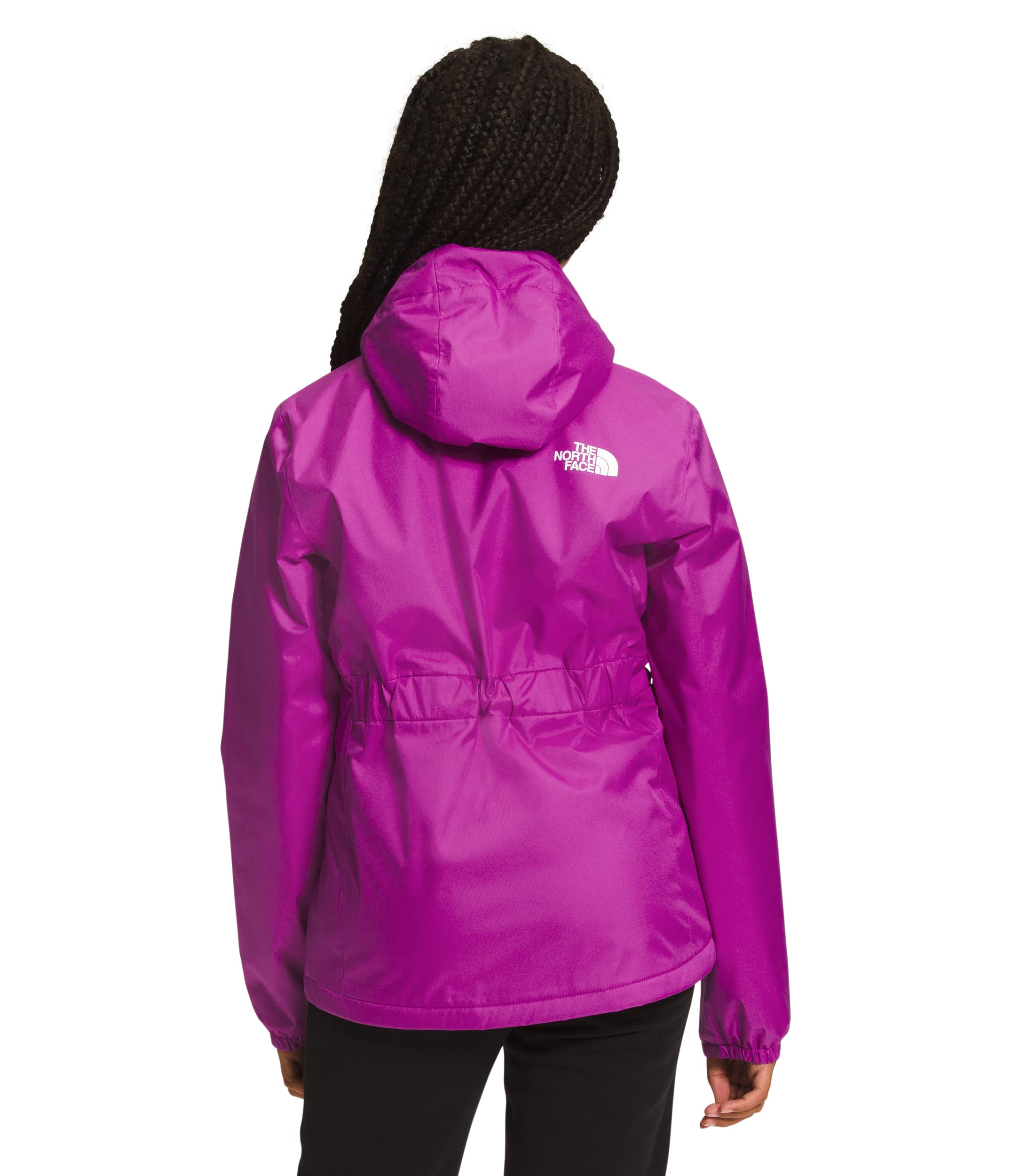 The North Face Girls' Waterproof Warm Storm Rain Jacket for Kids - Lightweight Windproof Outdoor Jacket for Hiking, Camping & School (Toddler/Little Kids/Big Kids)
