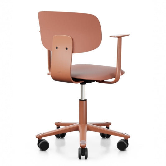HÅG Tion 2100 Ergonomic Office Chair - Blush Rose Pink Mesh Back Support for Home & Workspace Comfort