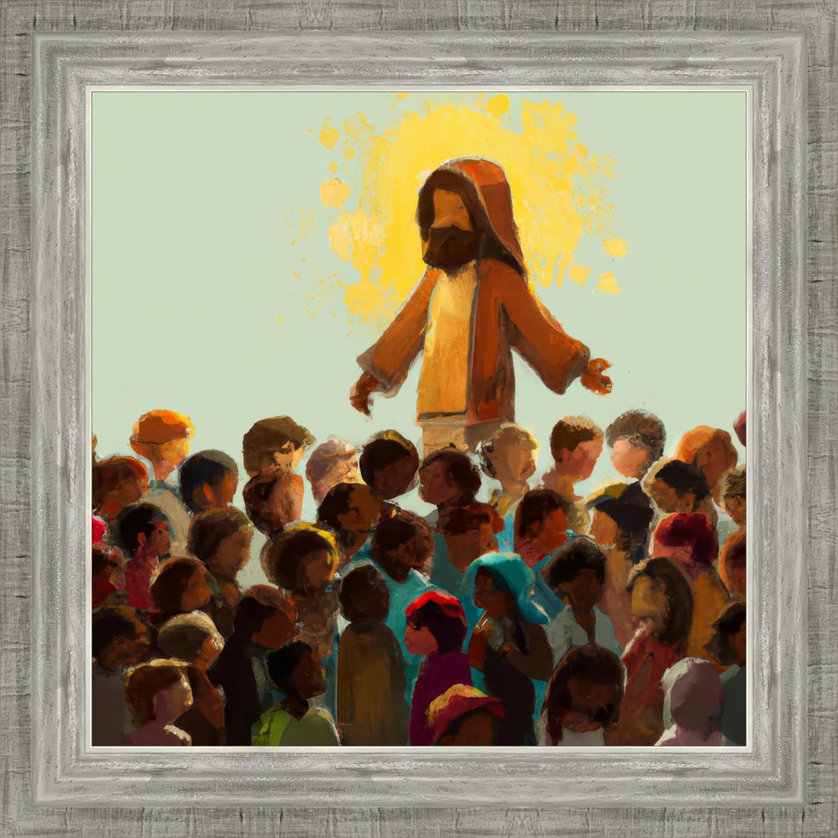 Blessed Are The Children - Inspirational Christian Wall Art for Kids' Room Decor & Nursery - Perfect for Sunday School, Baptism Gifts & Faith-Based Home Decor