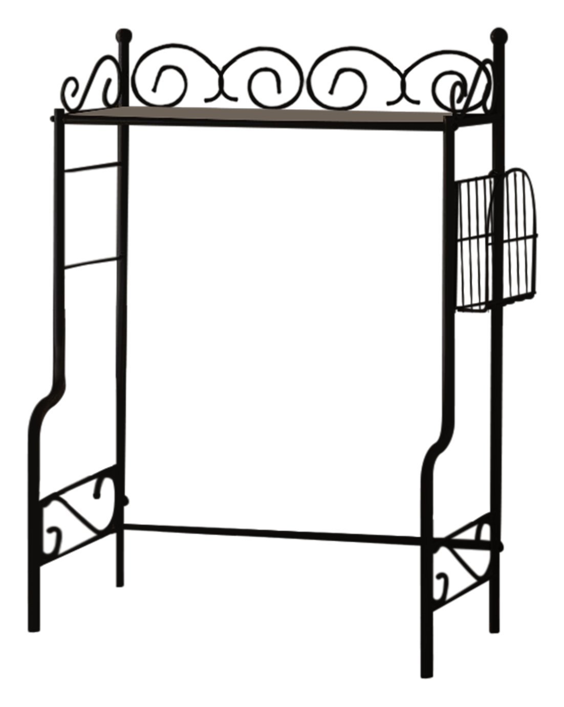Kings Brand Furniture - 5-Tier Freestanding Bathroom Shelf Organizer, Space-Saving Storage Rack for Towels & Toiletries - Perfect for Small Bathrooms, Apartments & Vanity Organization