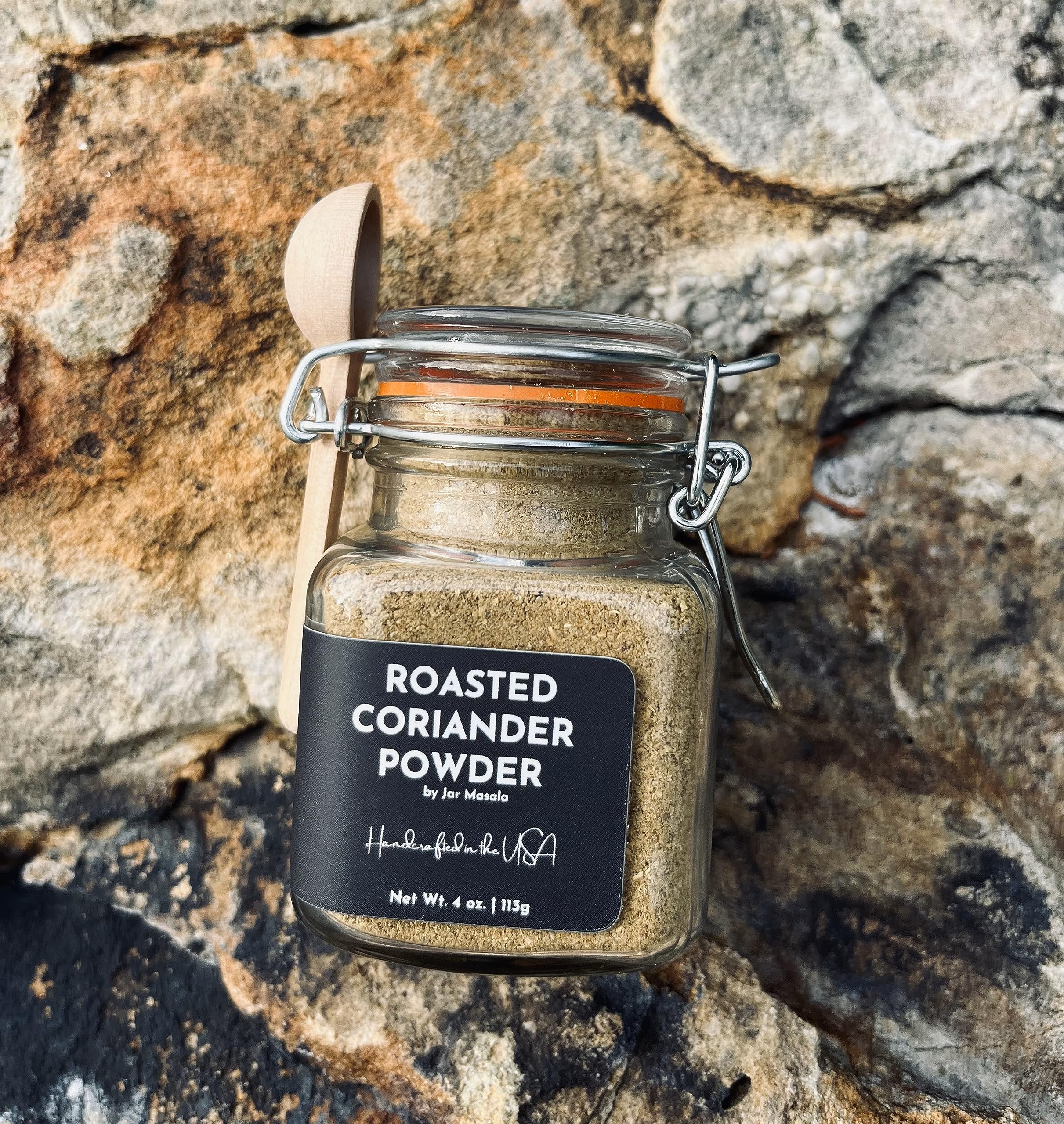 Premium Roasted Coriander Powder - 4 oz | Authentic Handcrafted Spice for Cooking, Baking & Seasoning | Perfect for Curries, Soups, Marinades & Homemade Dishes