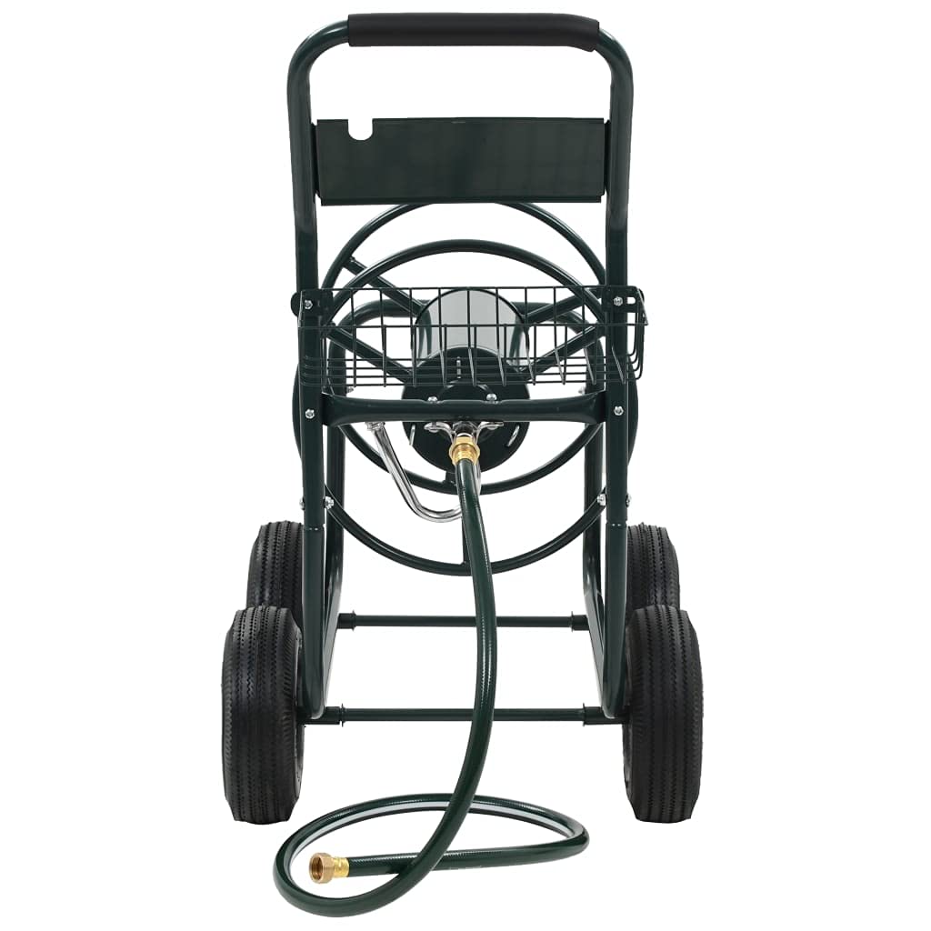 CHARMMA Heavy Duty 246ft Garden Hose Reel Cart with 1/2