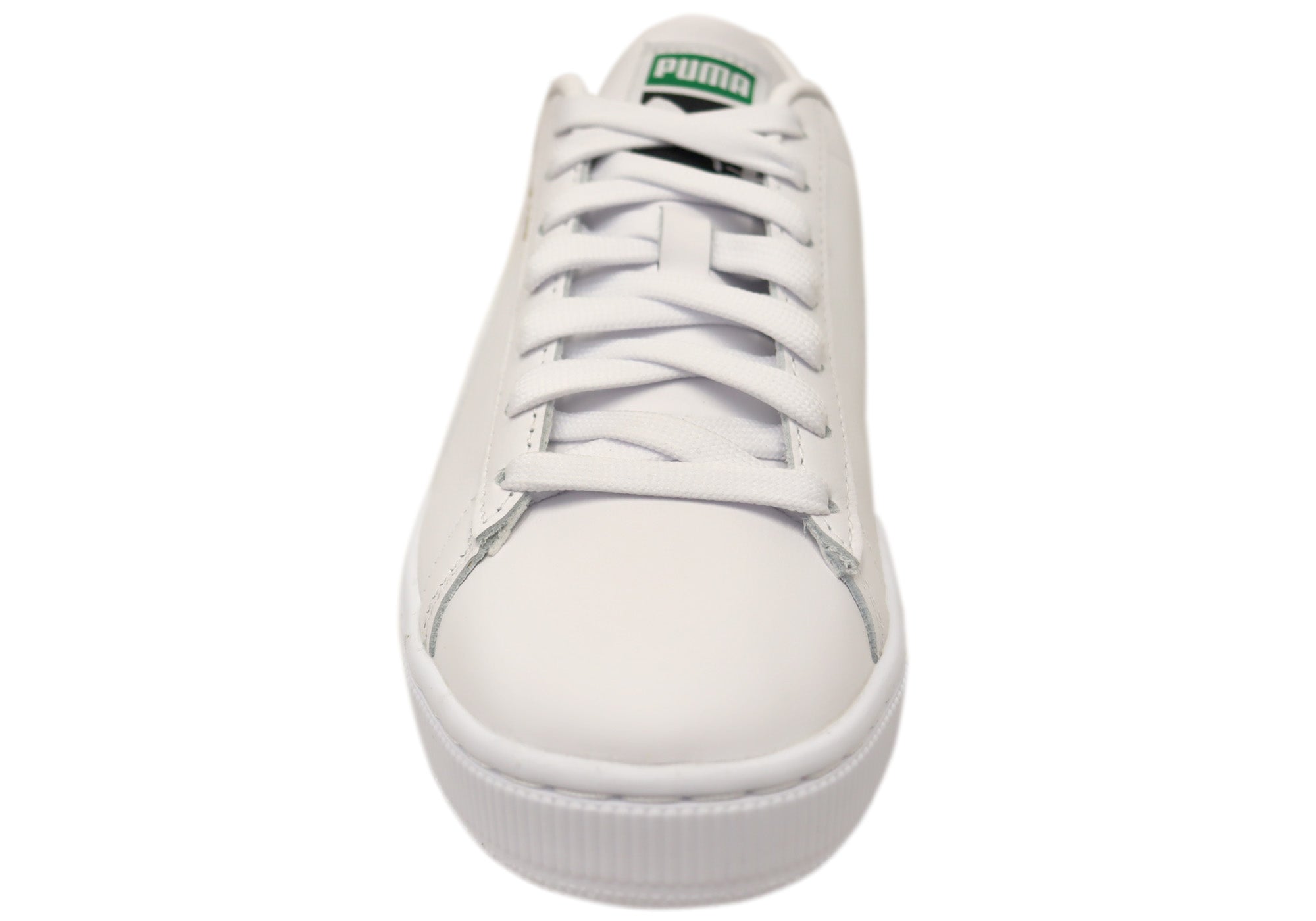Puma Men's Basket Classic XXI White Lace-Up Sneakers - Comfortable Casual Shoes for Walking, Running & Everyday Wear