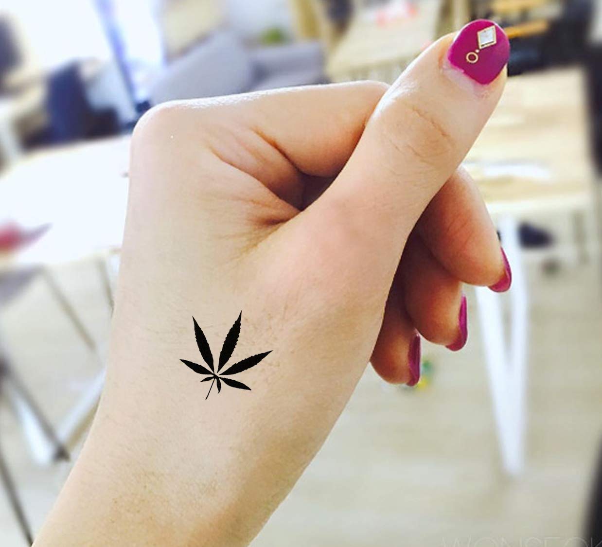 Waterproof Temporary Tattoo Stickers for Men & Women - Realistic 3D Flowers, Butterflies, Stars, Angels, Wolves & Armband Designs (60mmX105mm) - Perfect for Parties, Halloween, Cosplay & Body Art
