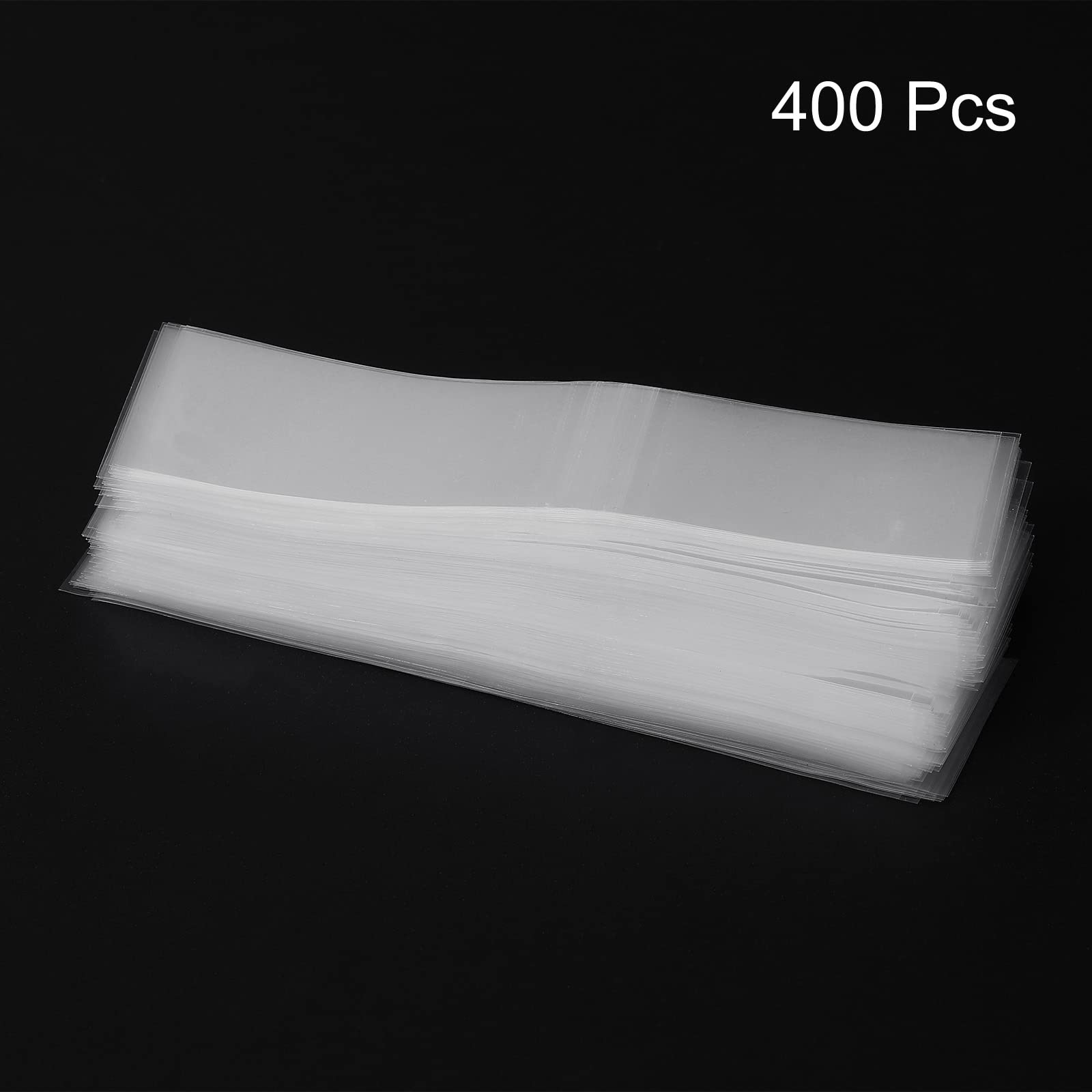 PATIKIL 118x30mm Perforated PVC Shrink Bands - 400 Pack Heat Shrink Wrap for Bottles, Jars & Cans (Fits 2.76-2.91 Inch Caps) - Clear Food-Grade Sealing Bands for Home Brewing, DIY Crafts & Commercial Packaging