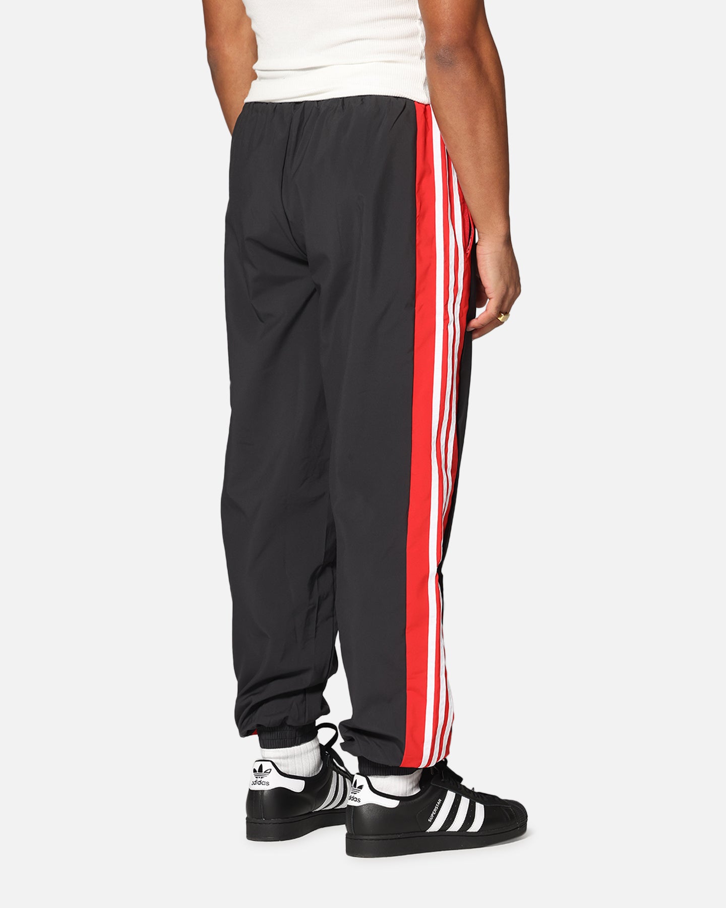Adidas Originals Warm Up Track Pants - Better Scarlet Red | Men's Athletic Joggers for Running, Gym & Casual Wear