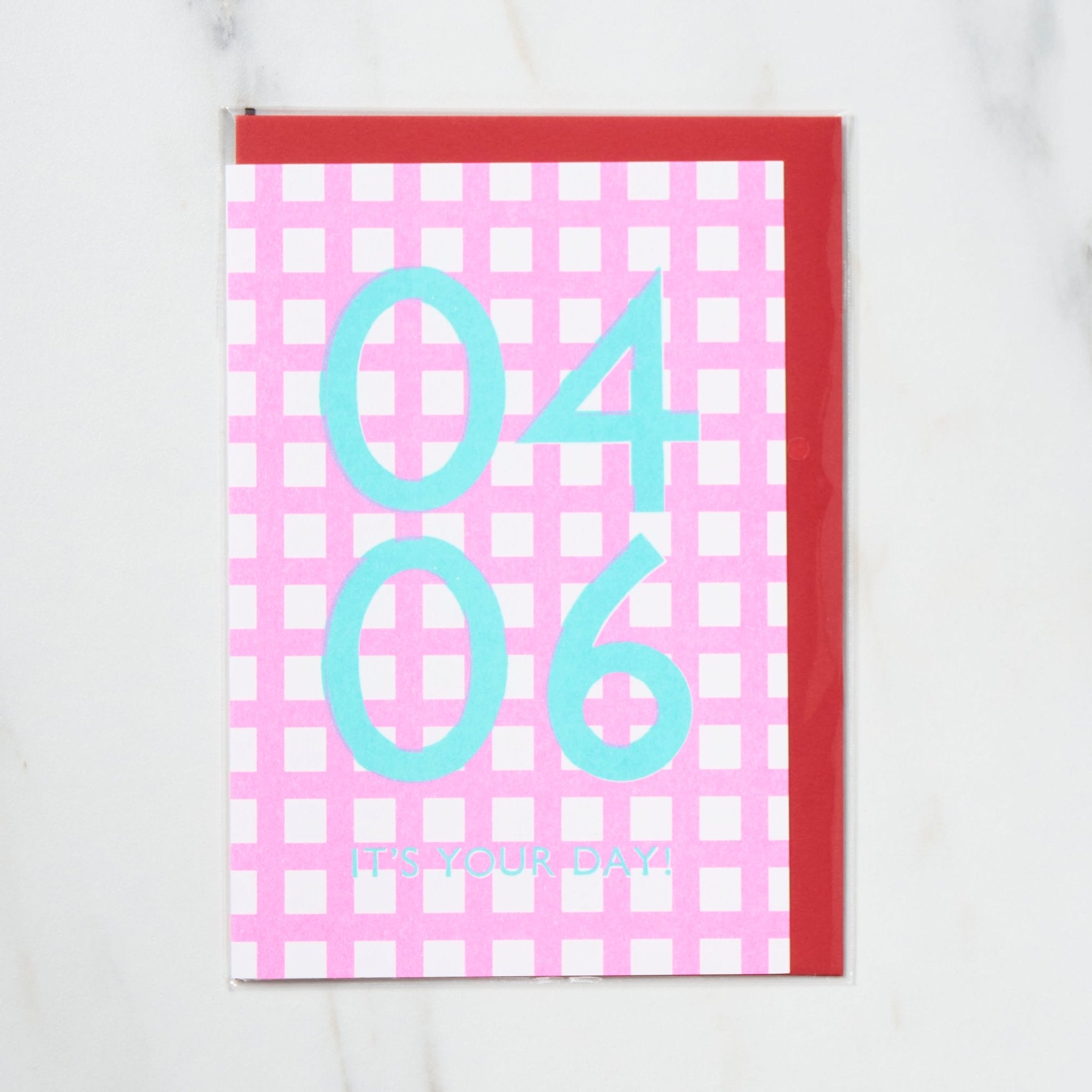 365 Find Your Day Card - April Edition | Premium Letterpress Greeting Card for Birthdays, Anniversaries & Special Occasions