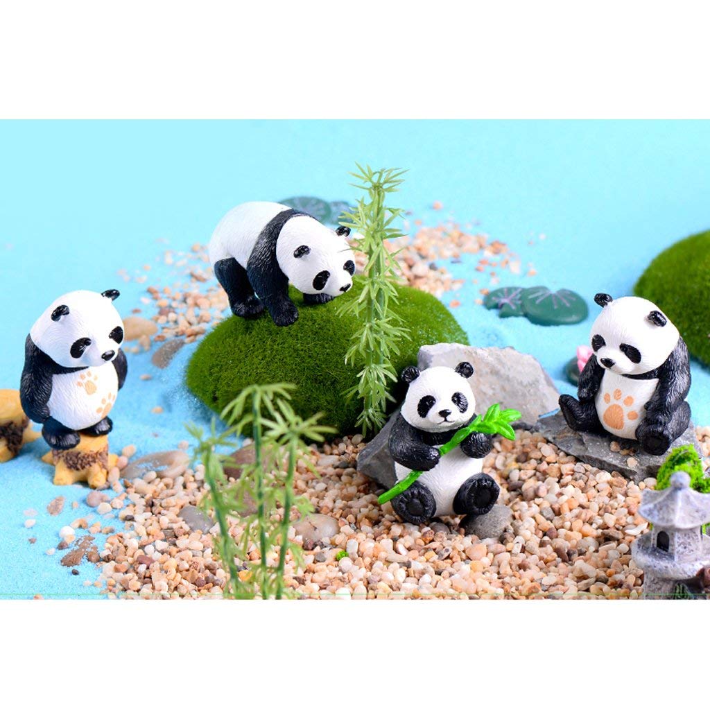 4pcs Mini Resin Fairy Garden Ornaments - Cute Flower Pot Decorations for Indoor Plants, Home Decor, Fairy Garden & DIY Crafts (Set of 4)