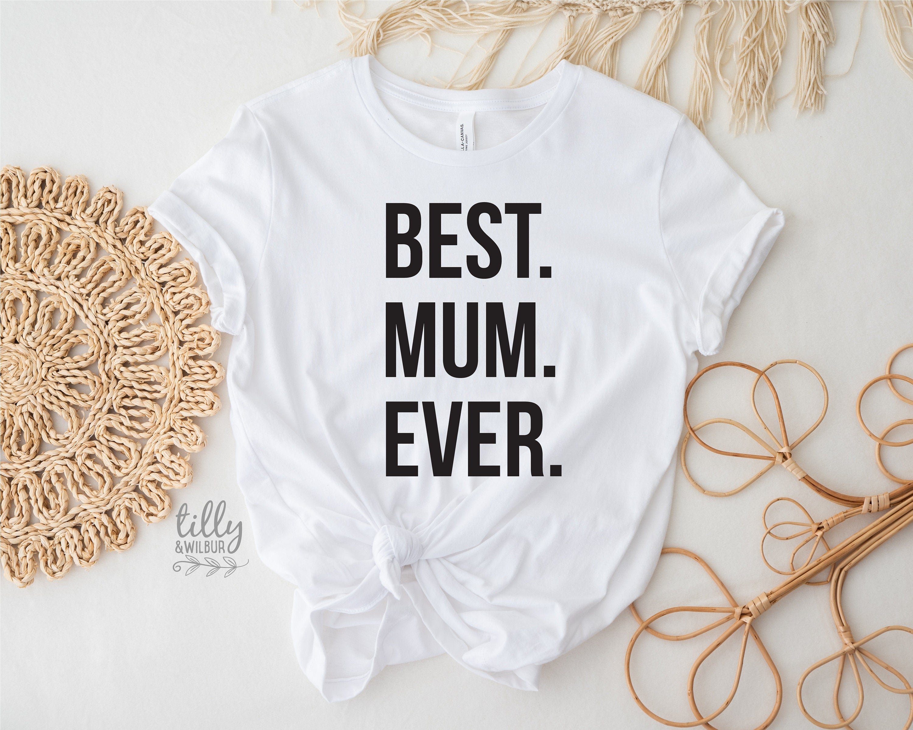 Best Mom Ever T-Shirt - Funny & Cute Mother's Day Gift for Women - Perfect for Birthdays, Holidays & Family Events