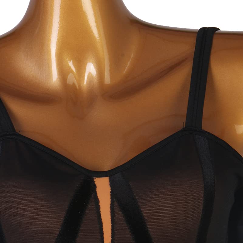 Strapless Latin Dance Dress for Women - Salsa, Tango, Cha Cha Performance & Training Costume - Spandex Party, Competition, Stage Show Outfit