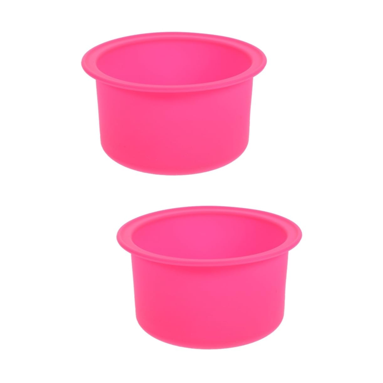 2 Pack Wax Melting Bowls - Replacement Inner Pans for Wax Warmer, Hair Removal Wax Pot & Wax Warmer Container - Perfect for DIY Waxing, Spa Treatments & At-Home Hair Removal (Rosy Color)