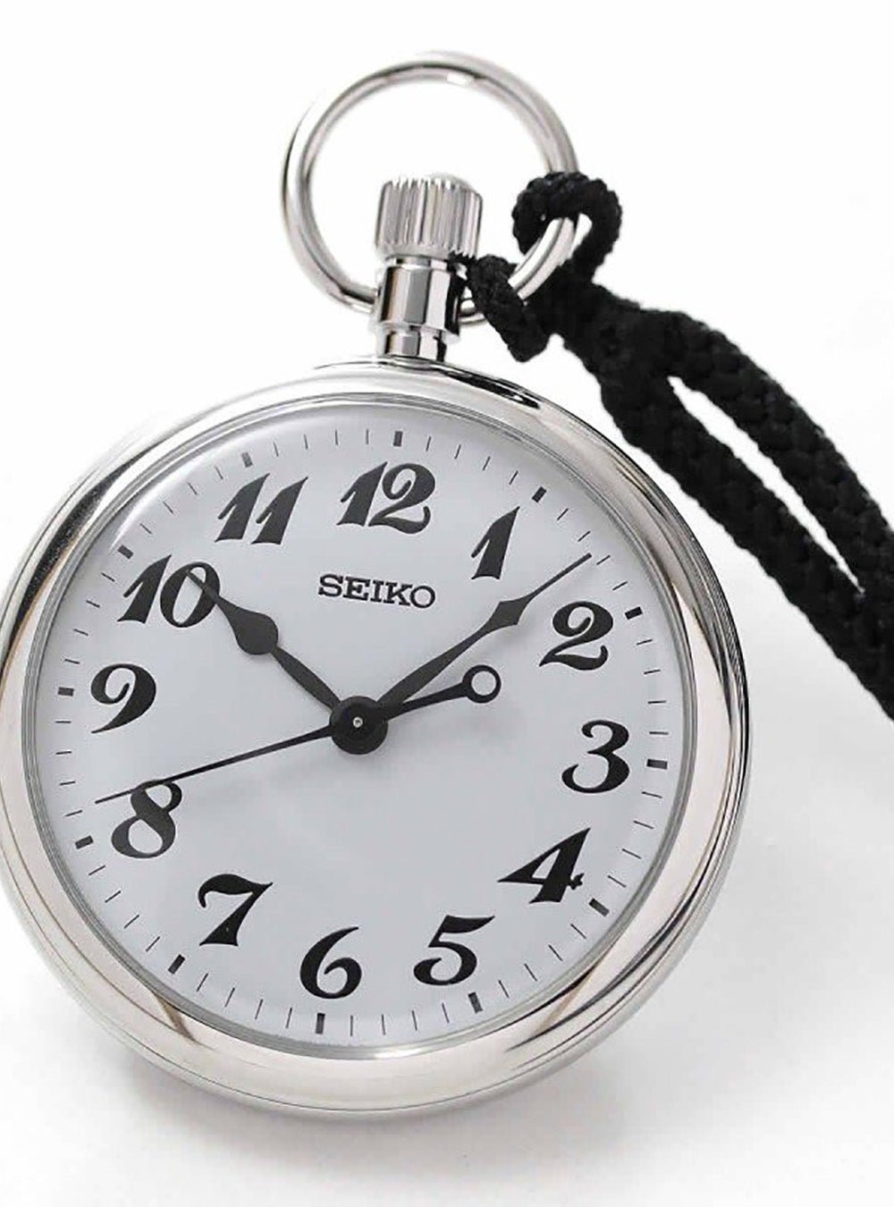 SEIKO RAILROAD POCKET WATCH SVBR003 - Japanese Quartz Movement, Made in Japan - Perfect for Train Enthusiasts & Vintage Watch Collectors