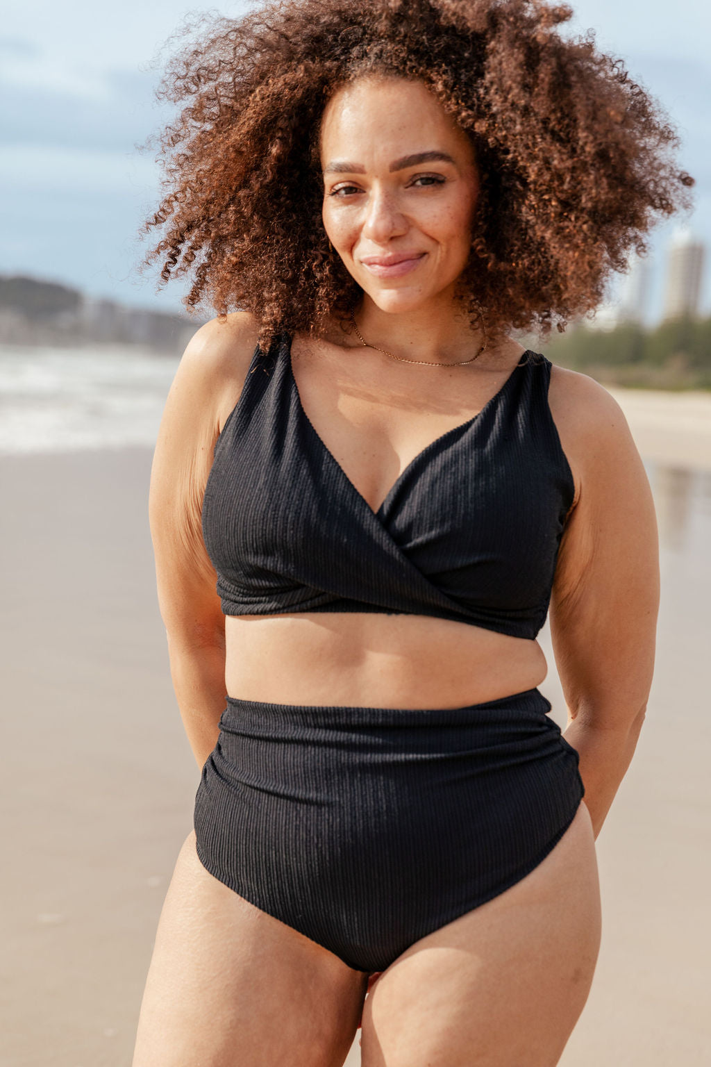 Burleigh Black Bikini Top for Women - Sexy Swimwear for Beach, Pool & Summer Vacations