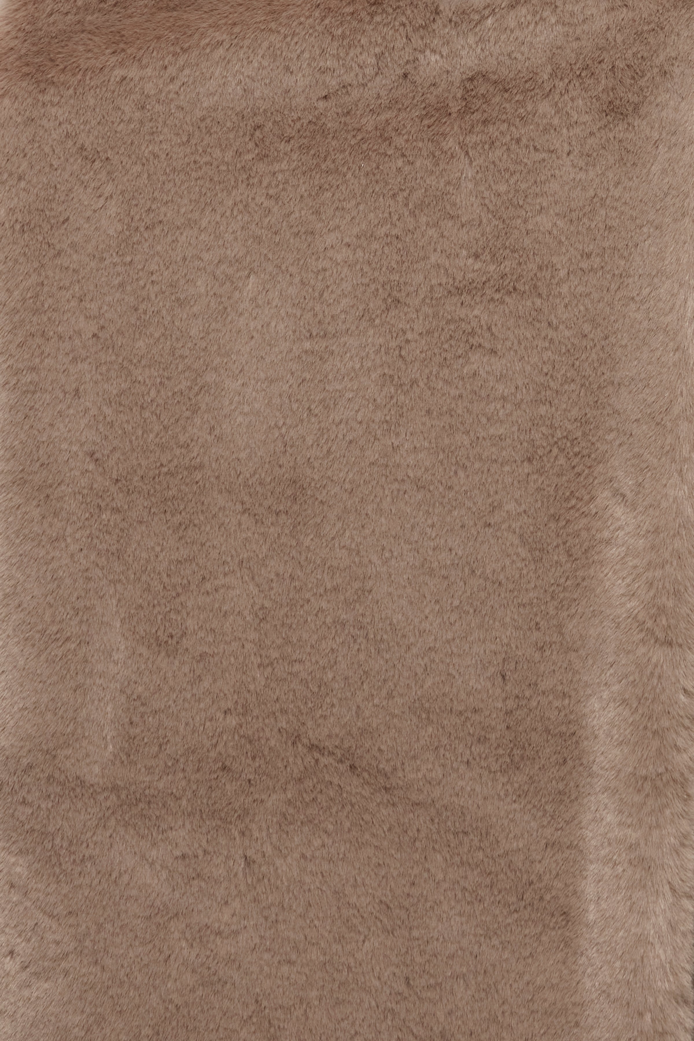 HAYA Faux Fur Coat Women's Winter Jacket - Soft & Warm Shitake Brown Outerwear for Casual & Evening Wear