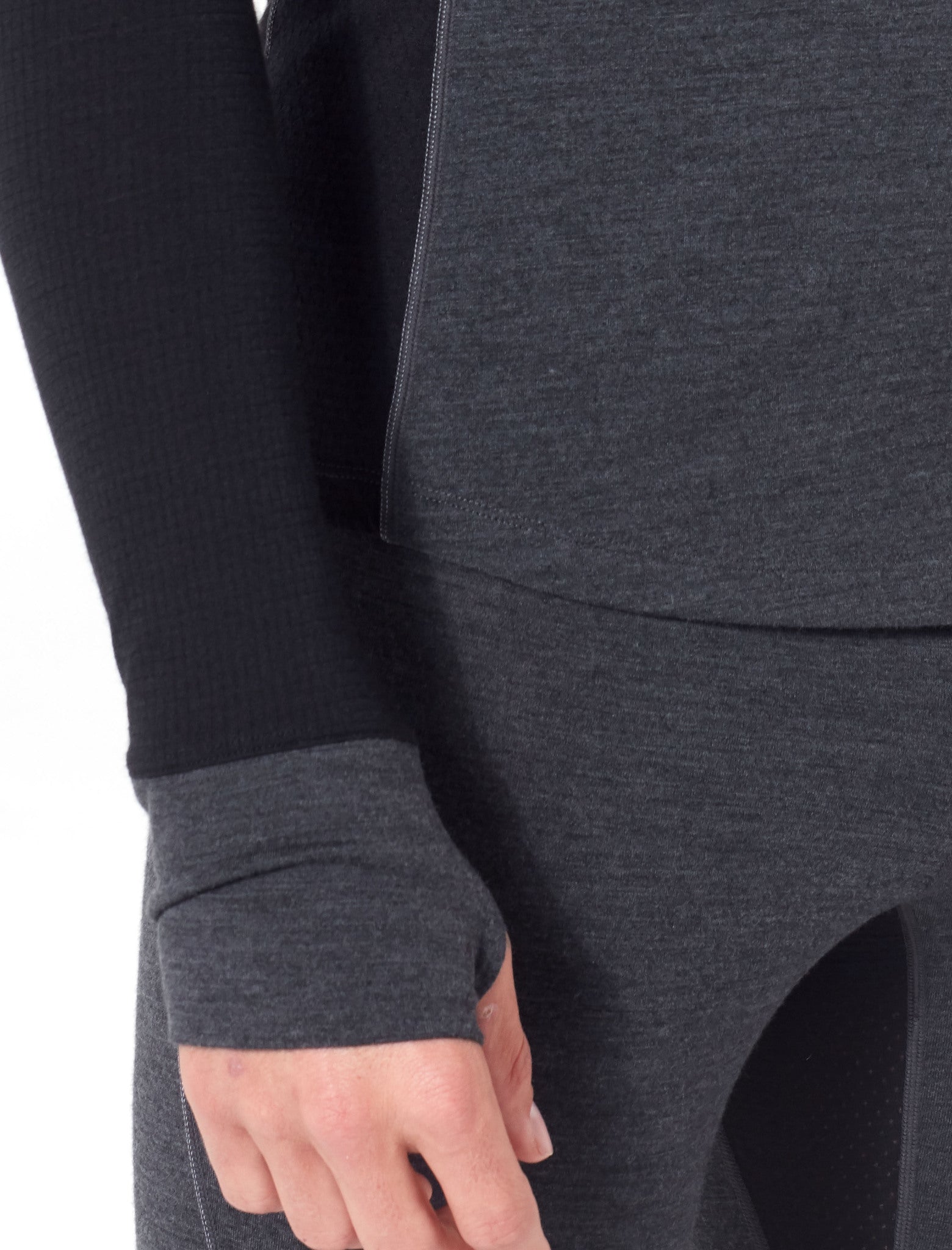 260 Zone Long Sleeve Crew Neck Thermal Shirt for Men - Moisture Wicking & Odor Control Base Layer - Perfect for Hiking, Running & Cold Weather Activities