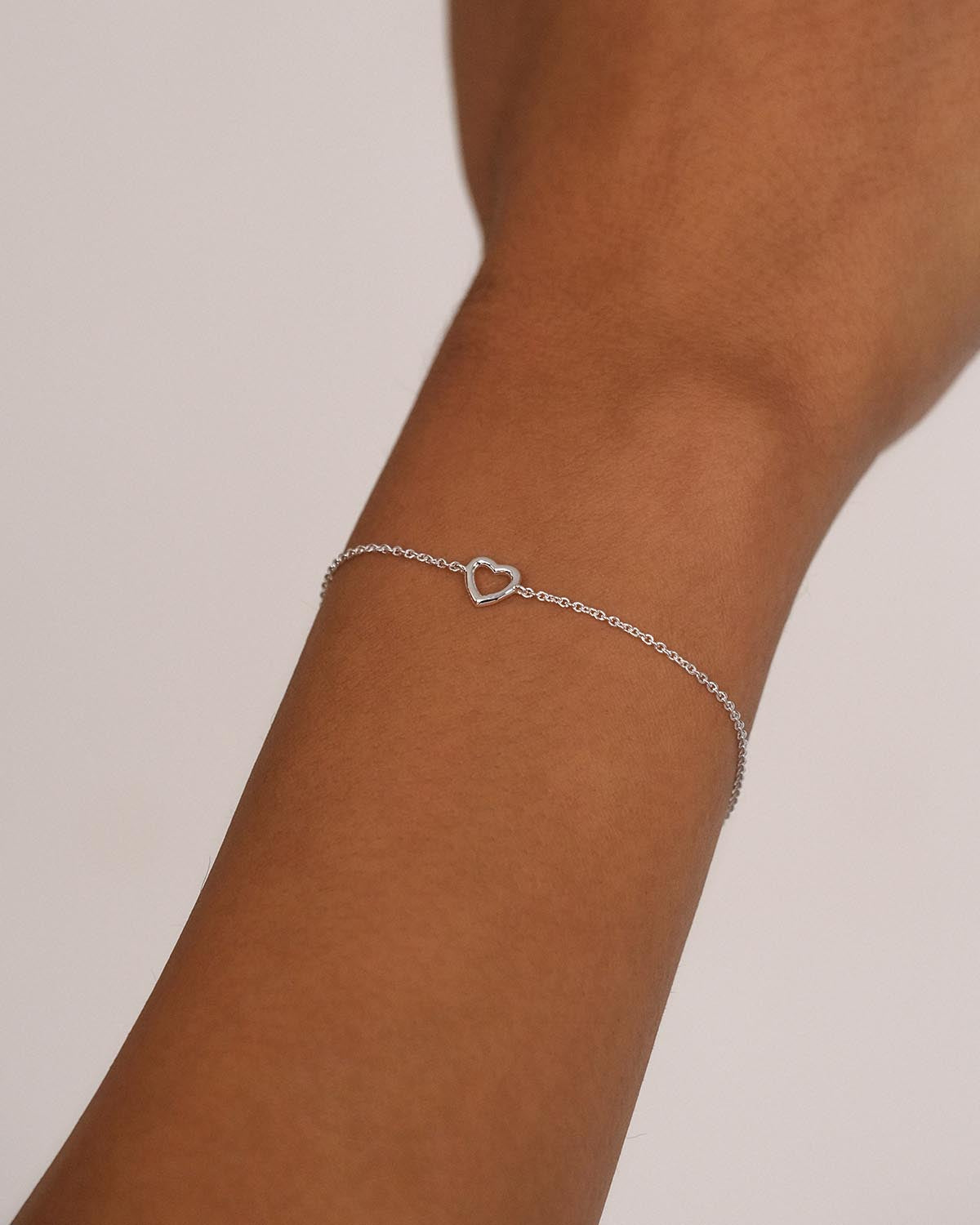 14K Solid White Gold Eternal Love Diamond Bracelet for Women - Elegant Stackable Tennis Bracelet for Anniversary, Wedding & Special Occasions