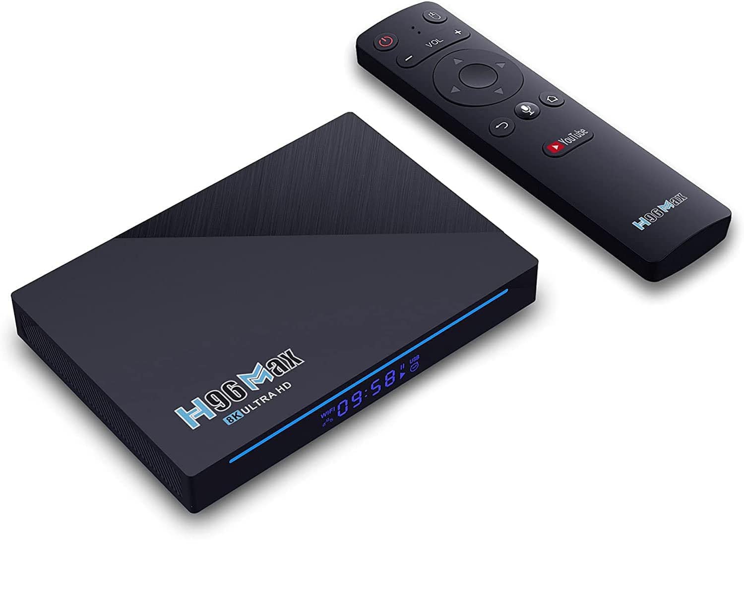 LIROM Android 11 TV Box 8GB RAM 128GB ROM - RK3566 Smart Set Top Box with 2.4G/5G WiFi & Bluetooth 4.2 - 4K UHD Media Player Supports 3D Videos - Perfect for Home Theater, Streaming Netflix, YouTube and Gaming