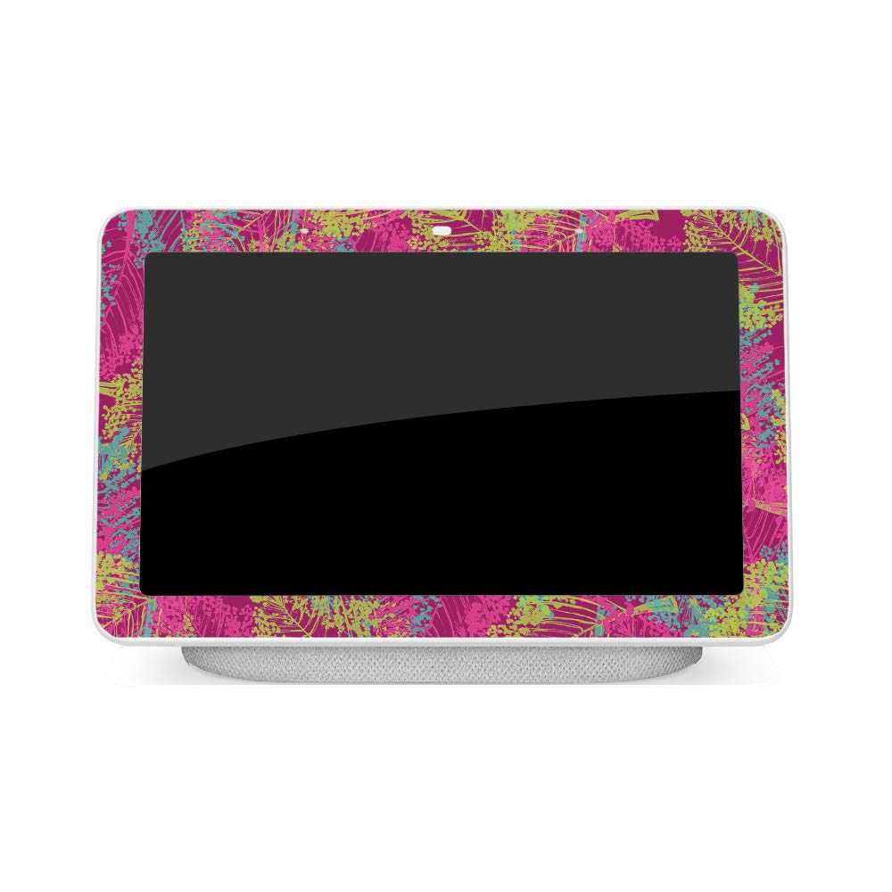 MightySkins Vinyl Decal Wrap Cover for Google Home Hub - Magenta Summer | Protective & Durable Skin | Easy to Apply & Remove | Made in USA | Perfect for Home & Office Decor