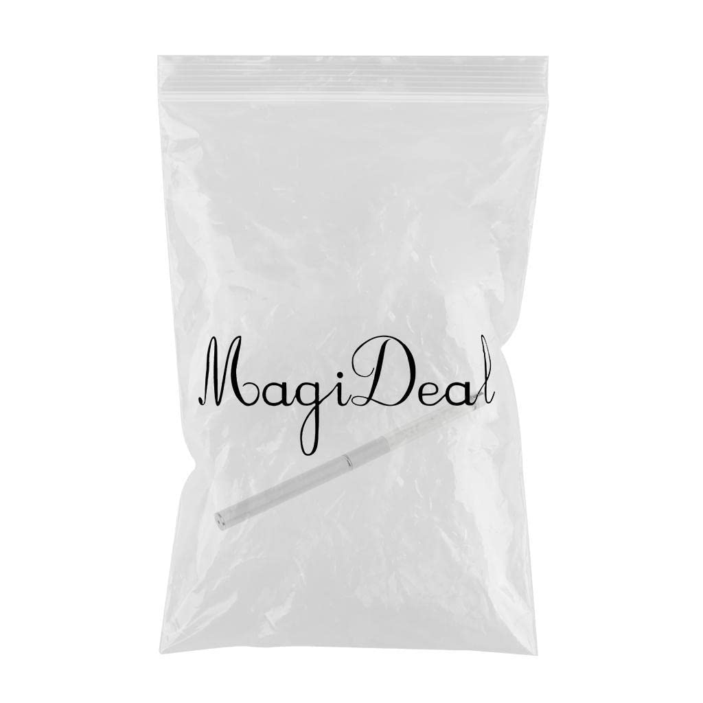 VMS INDIA Clear Rhinestones Eyebrow & Eyelash Curling Mascara Brush Applicator Wand - Perfect for Makeup, Salon & Professional Use