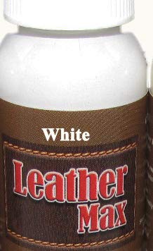 Leather & Vinyl Color Restorer - 1 oz Repair Bottle for Small Fixes & Touch-Ups (White) | Perfect for Furniture, Car Seats, Handbags & More