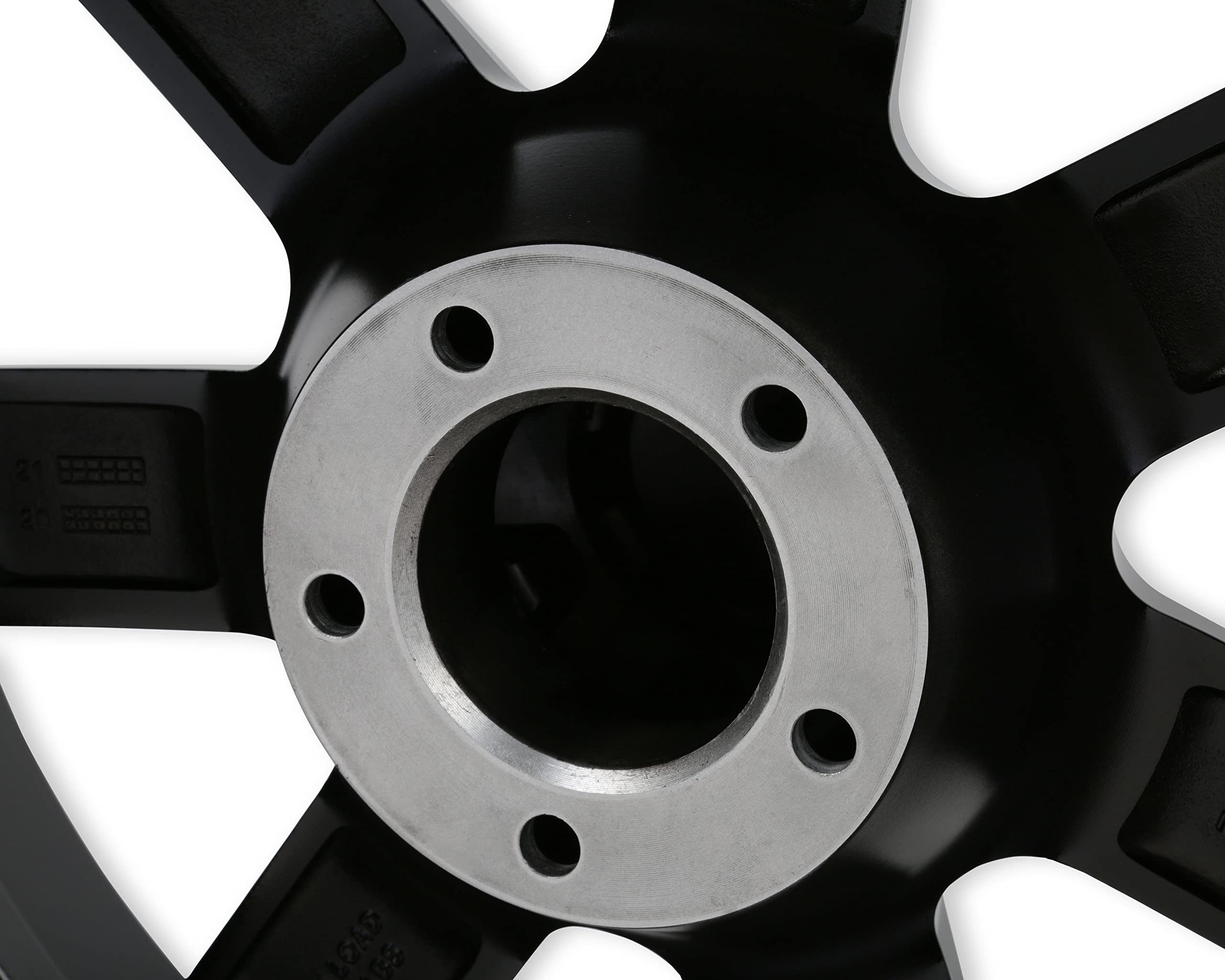 **885M-2903512 885 Series 20x9 Black Machined Lip Wheel - 4.53