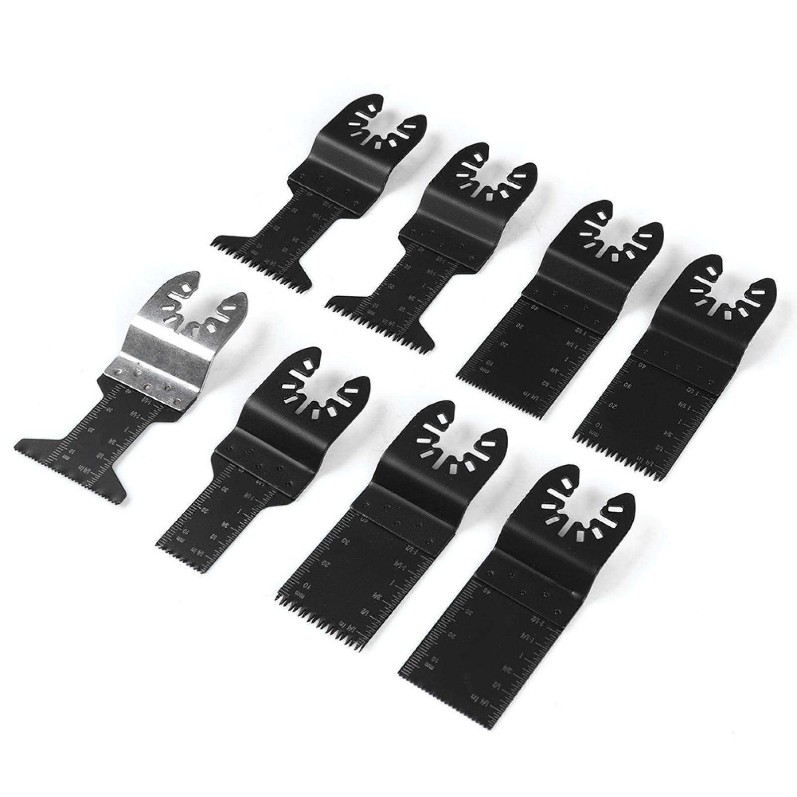 Vbestlife Oscillating Multi-Tool Saw Kit with 14PCS Quick-Release Blades - Premium Metal & Wood Cutting Saw Blades Compatible with Most Oscillating Power Tools - Perfect for DIY Projects, Home Renovations & Professional Woodworking