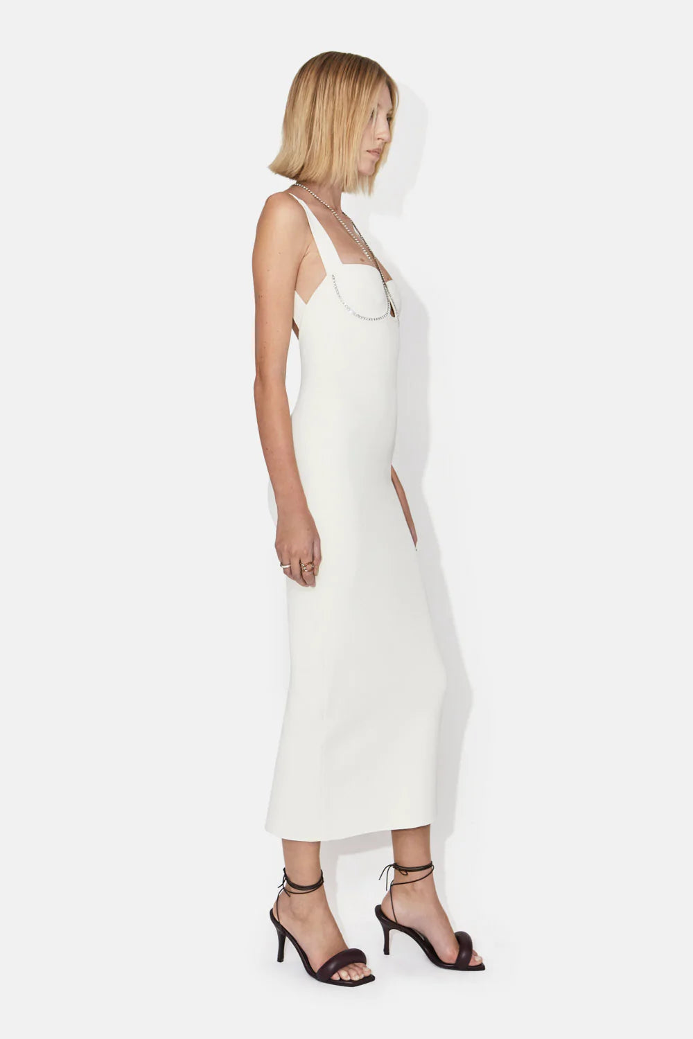 Celeste Ivory Dress - Elegant Women's Maxi Dress for Weddings, Parties & Special Occasions