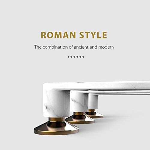 Marble Roman Style Cabinet Pulls - Elegant Drawer Knobs & Handles for Wardrobe & Furniture | Durable European Hardware for Kitchen, Bathroom & Closet Doors
