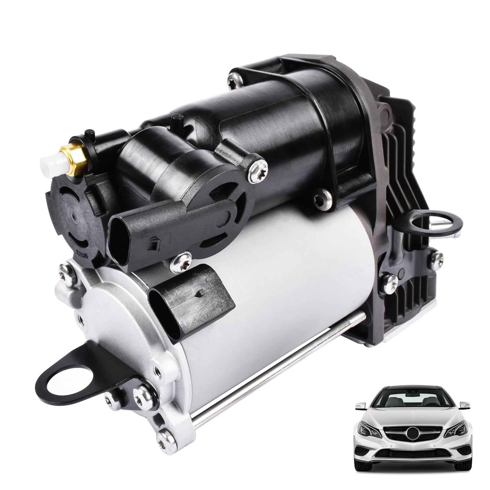 Nifeida 1643201204 Air Suspension Compressor Pump Replacement for 2006-2012 Mercedes Benz W164 X164 GL/ML Class (GL320 GL350 GL450 GL550 ML320 ML350 ML450 ML500 ML550 ML63 AMG) - Compatible with OEM 1643200004 1643200304 - Perfect for Smooth Ride & Off-Road Adventures